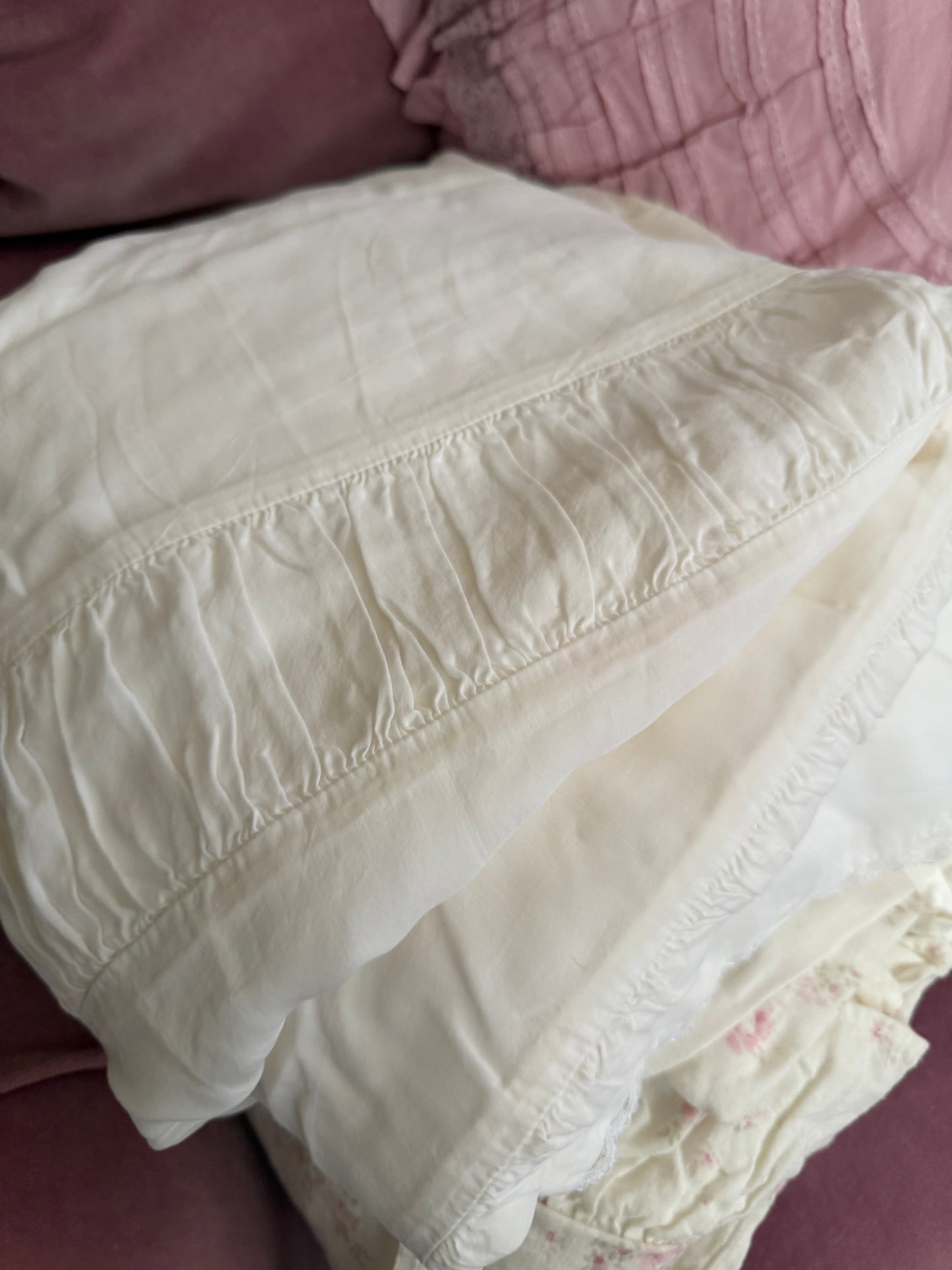 RASSC Rachel Ashwell Ruched Bemberg Duvet