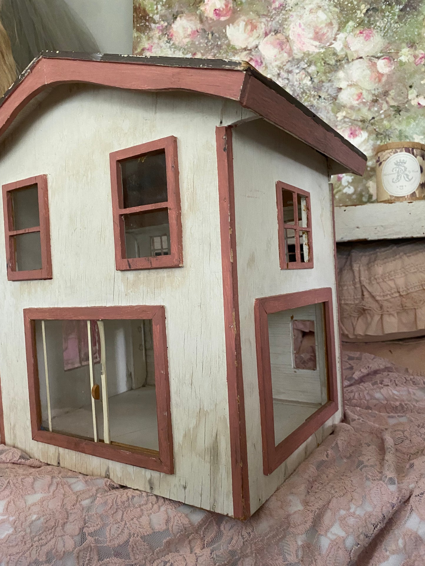 Vintage Rose Cottage Doll House