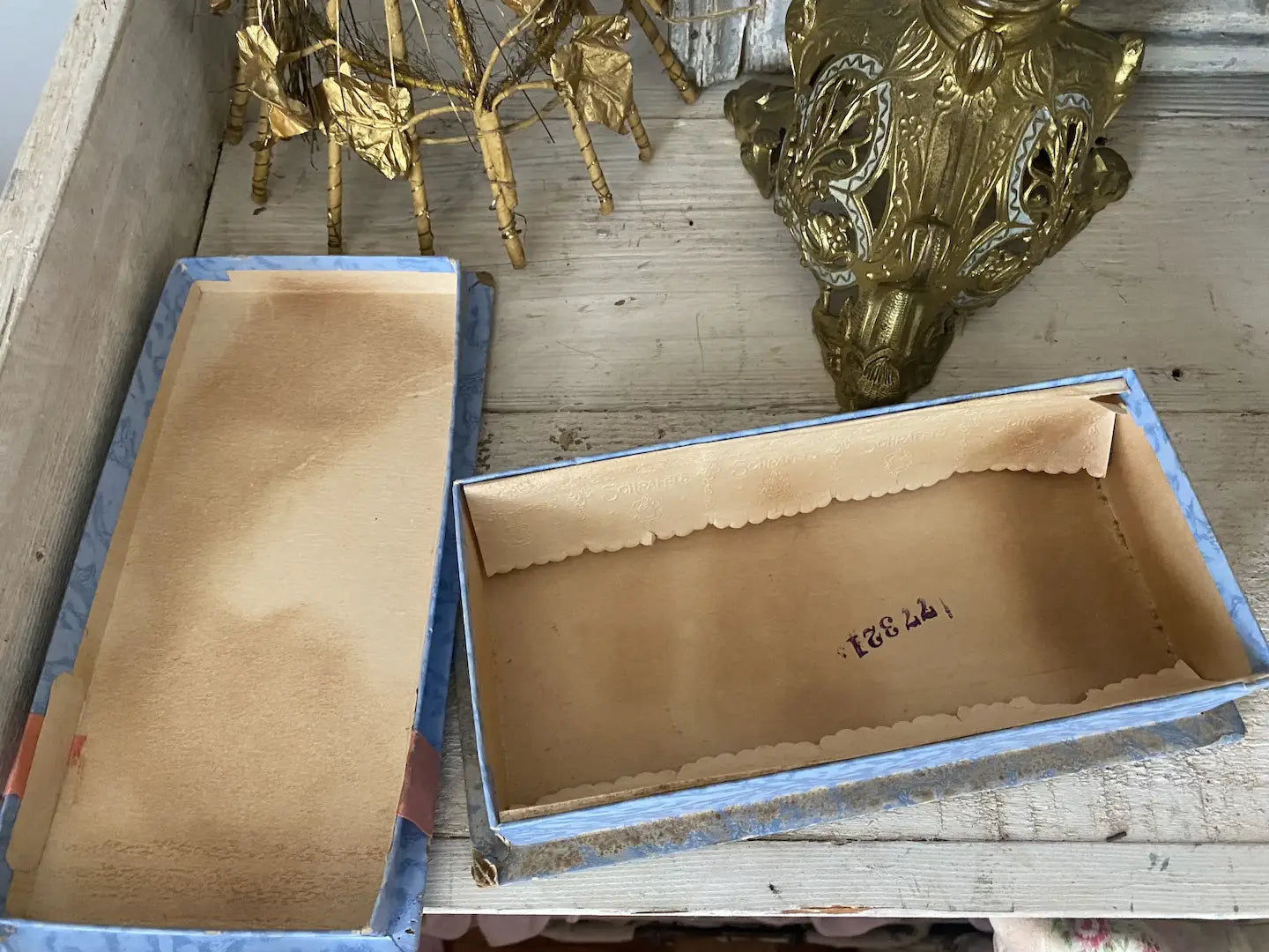Antique Chocolate Candy Box