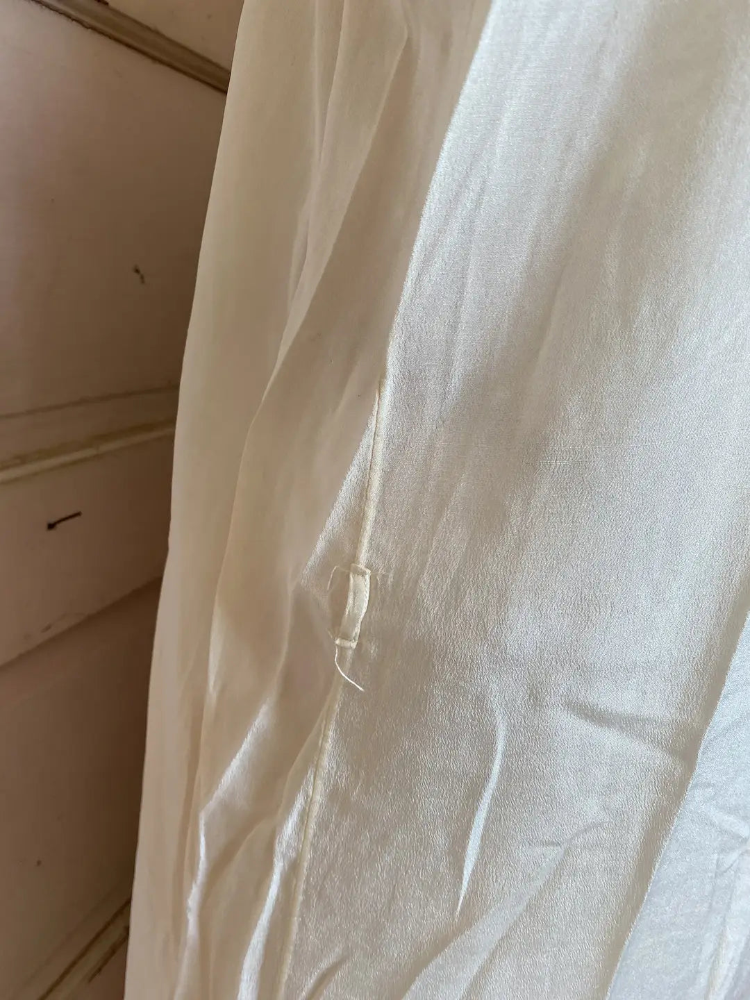 Antique Wedding Trousseau Lingerie Silk Lace Teddy & Nightgown Dress