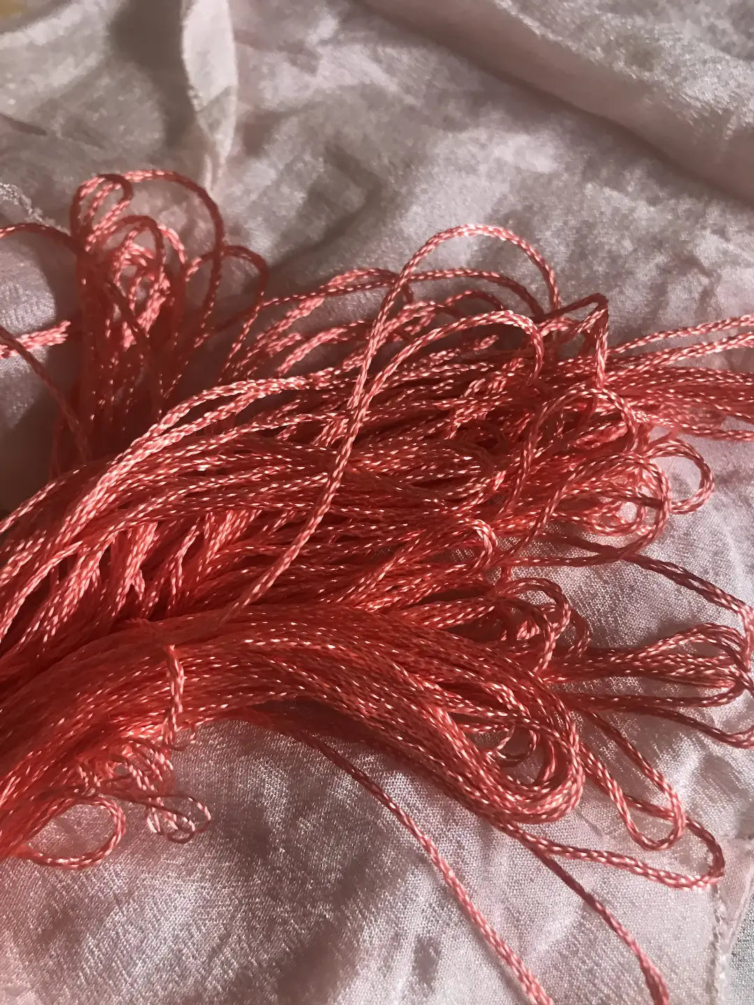 Antique Coral Floss Thread