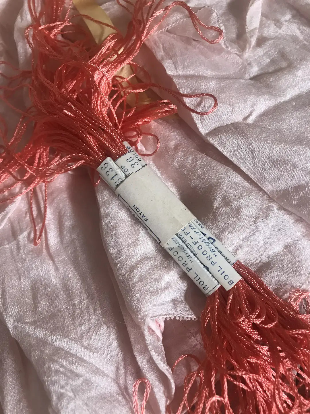 Antique Coral Floss Thread
