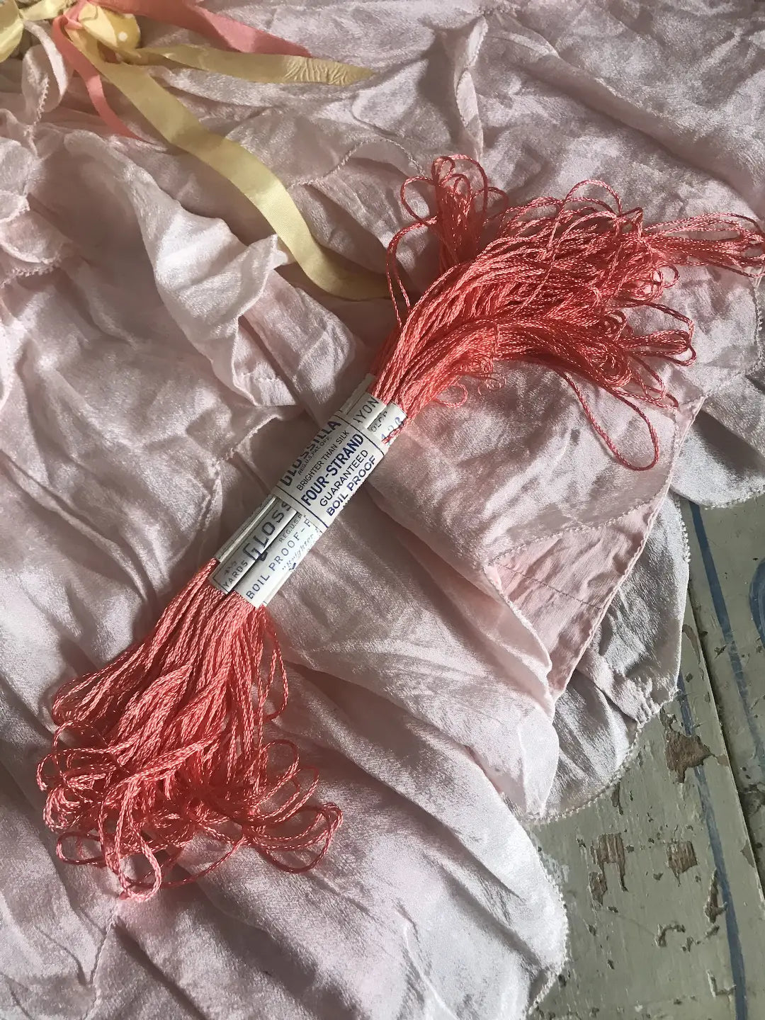 Antique Coral Floss Thread