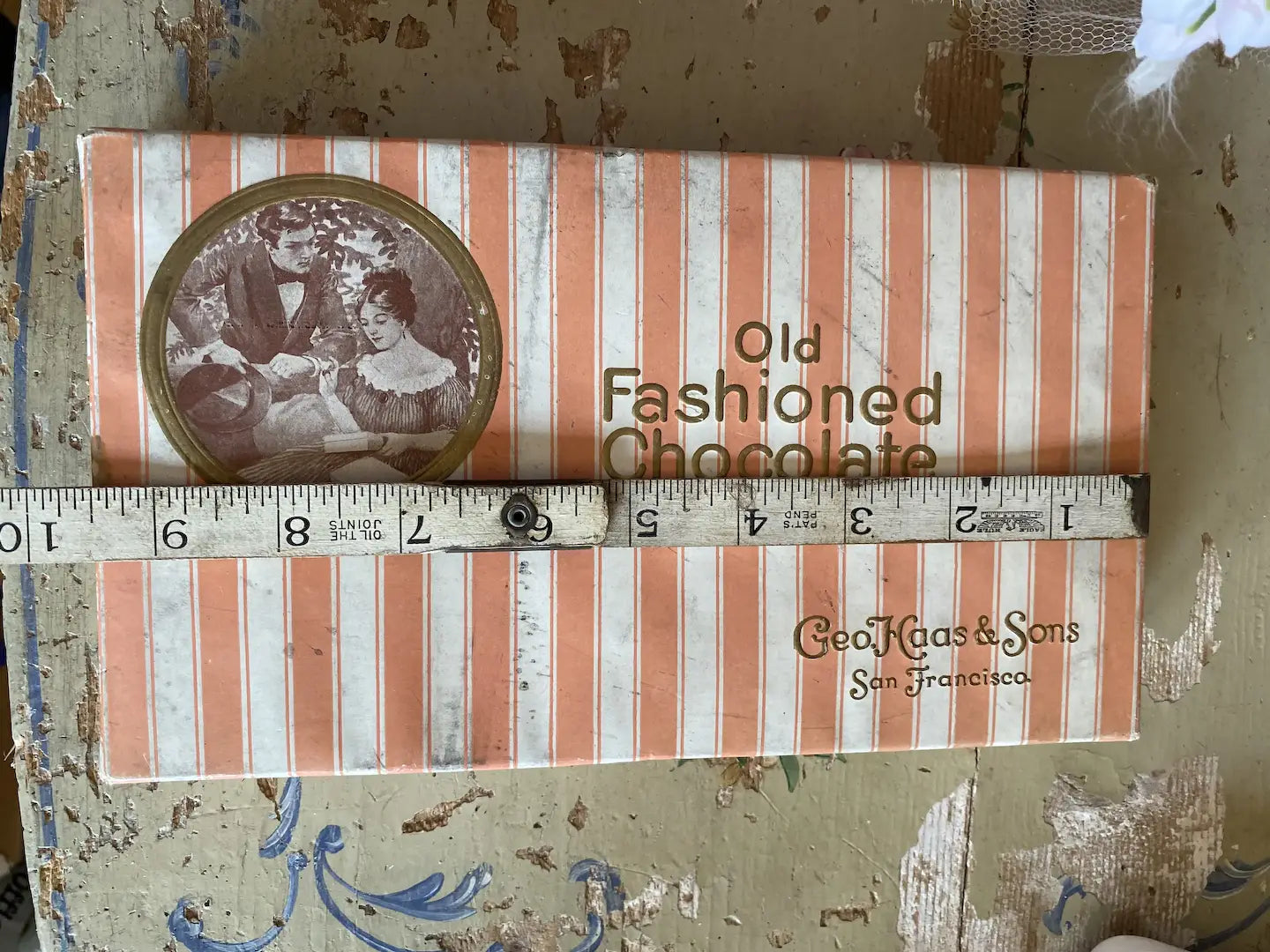 Set Vintage Chocolate Candy Box