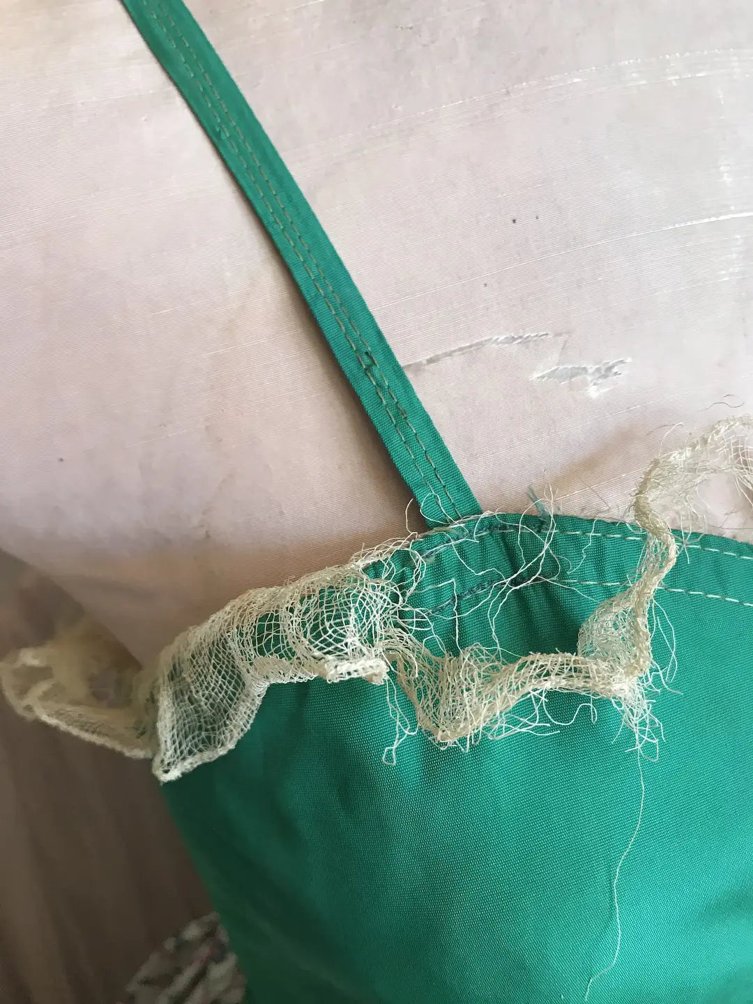 Vintage Ballet Tutu Costume Dress Corset Ribbon Gauze Lace