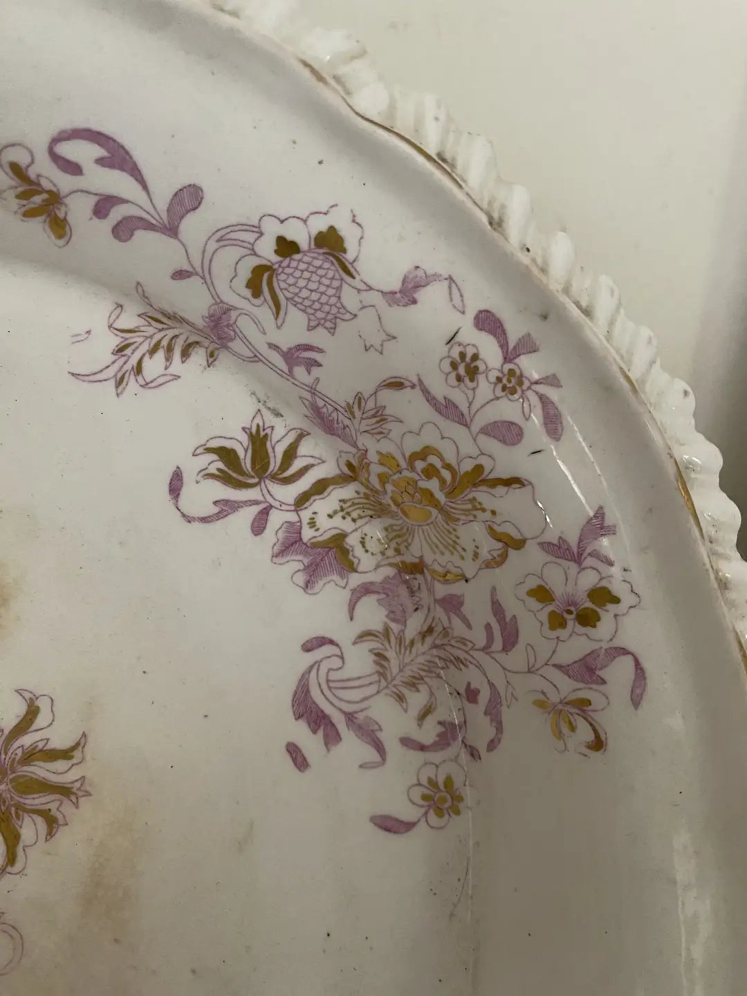 Antique Claw Foot Paw Footed Compote Centerpiece