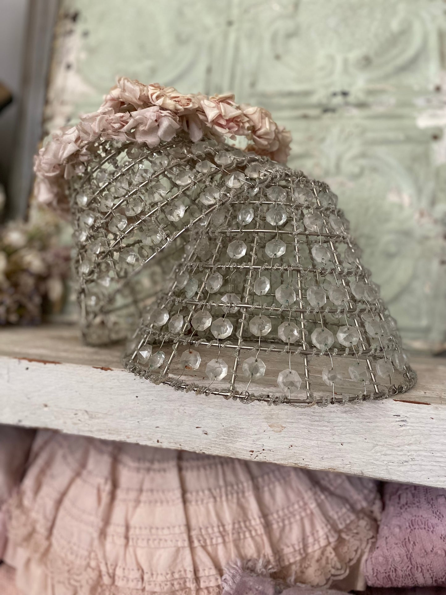 Beaded Crystal Lampshade