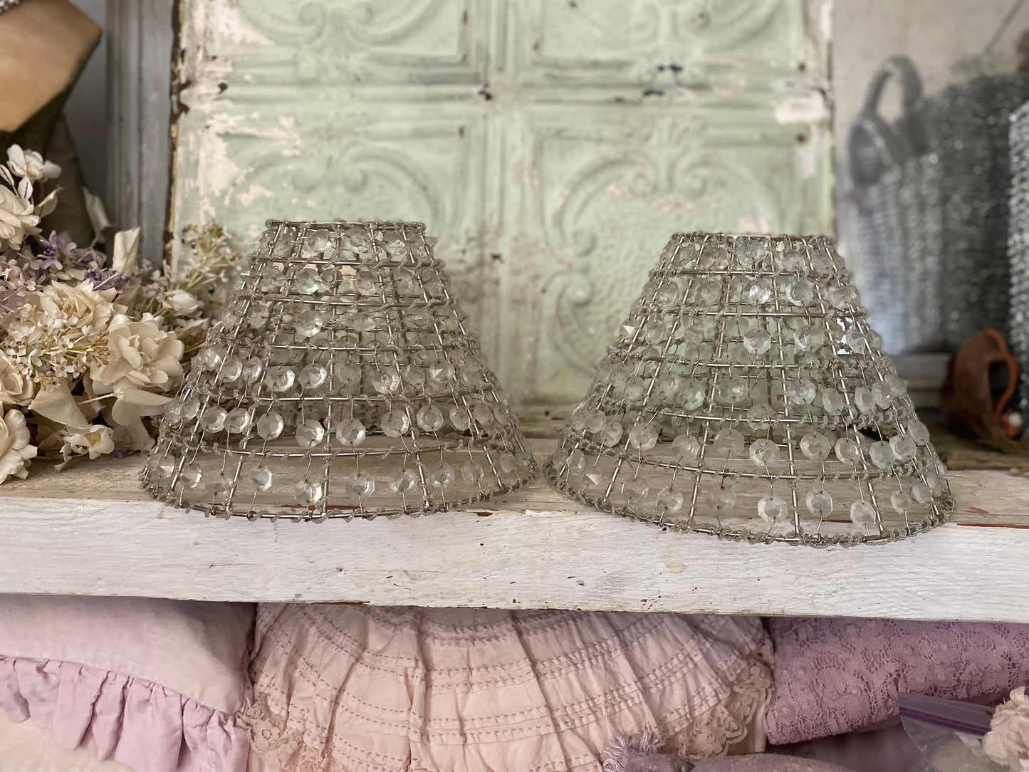 Beaded Crystal Lampshade