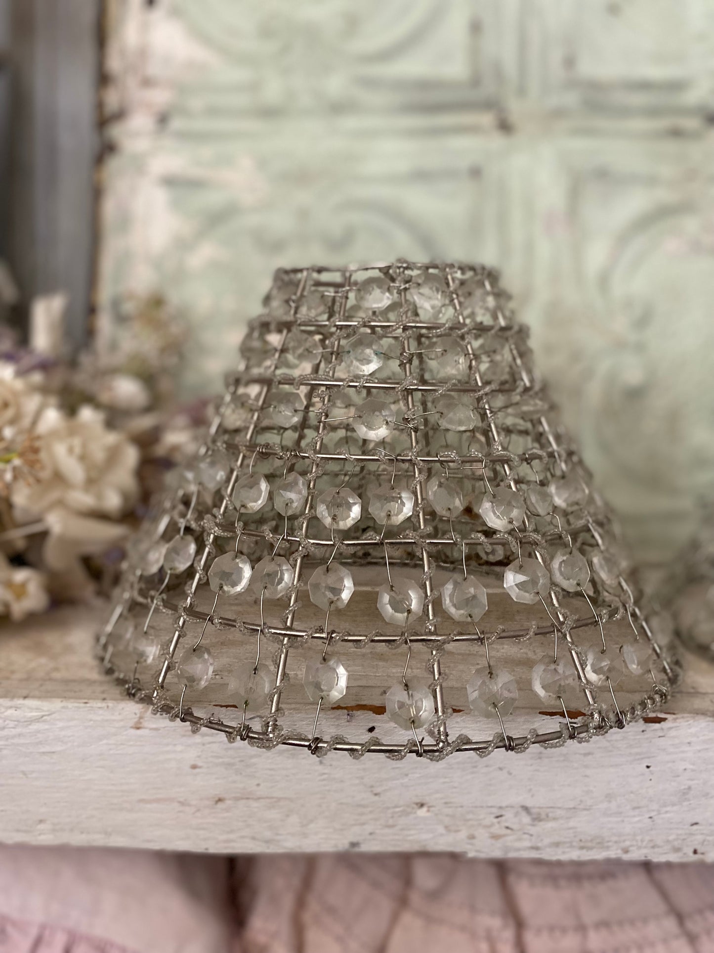 Beaded Crystal Lampshade