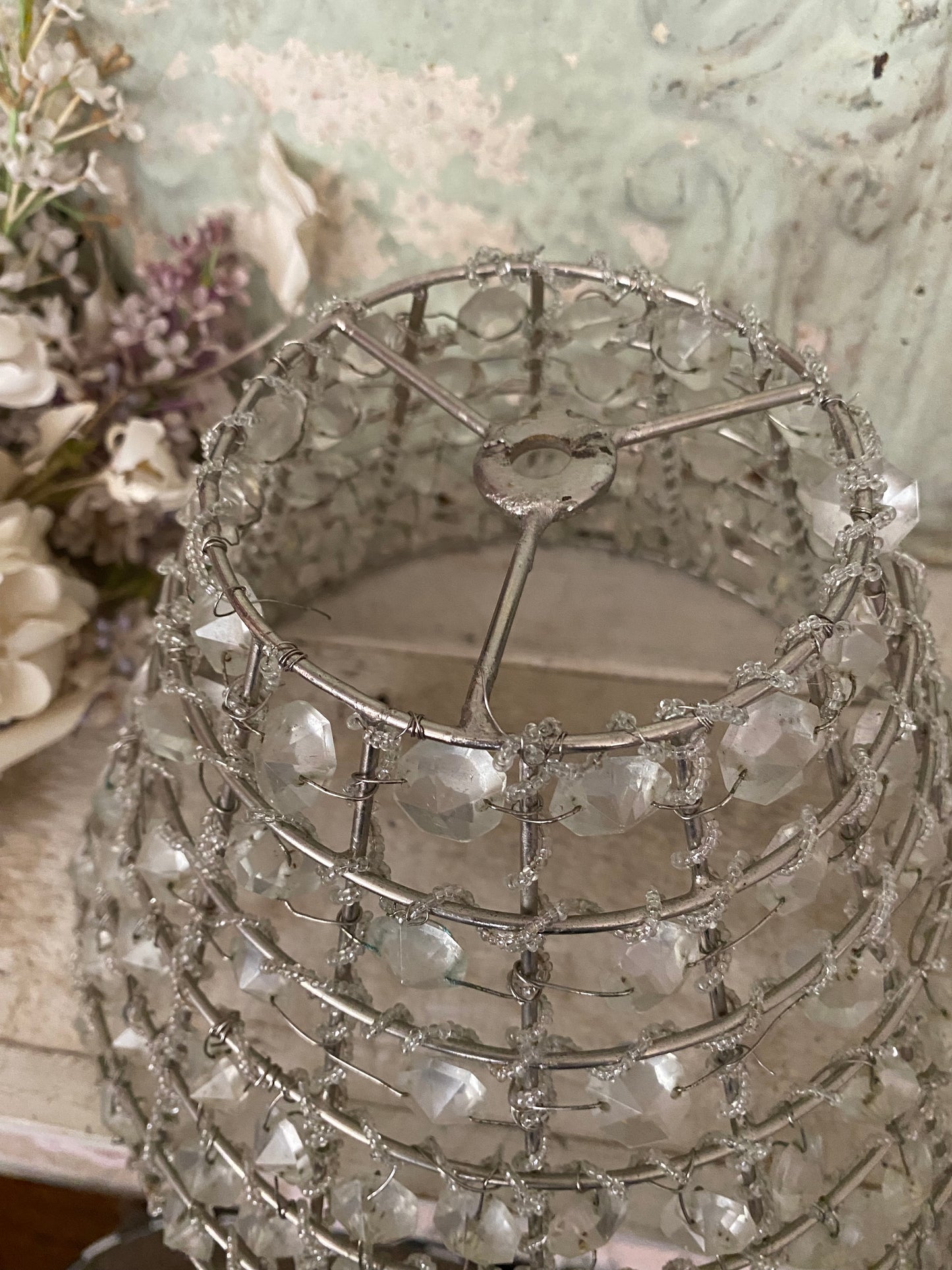 Beaded Crystal Lampshade