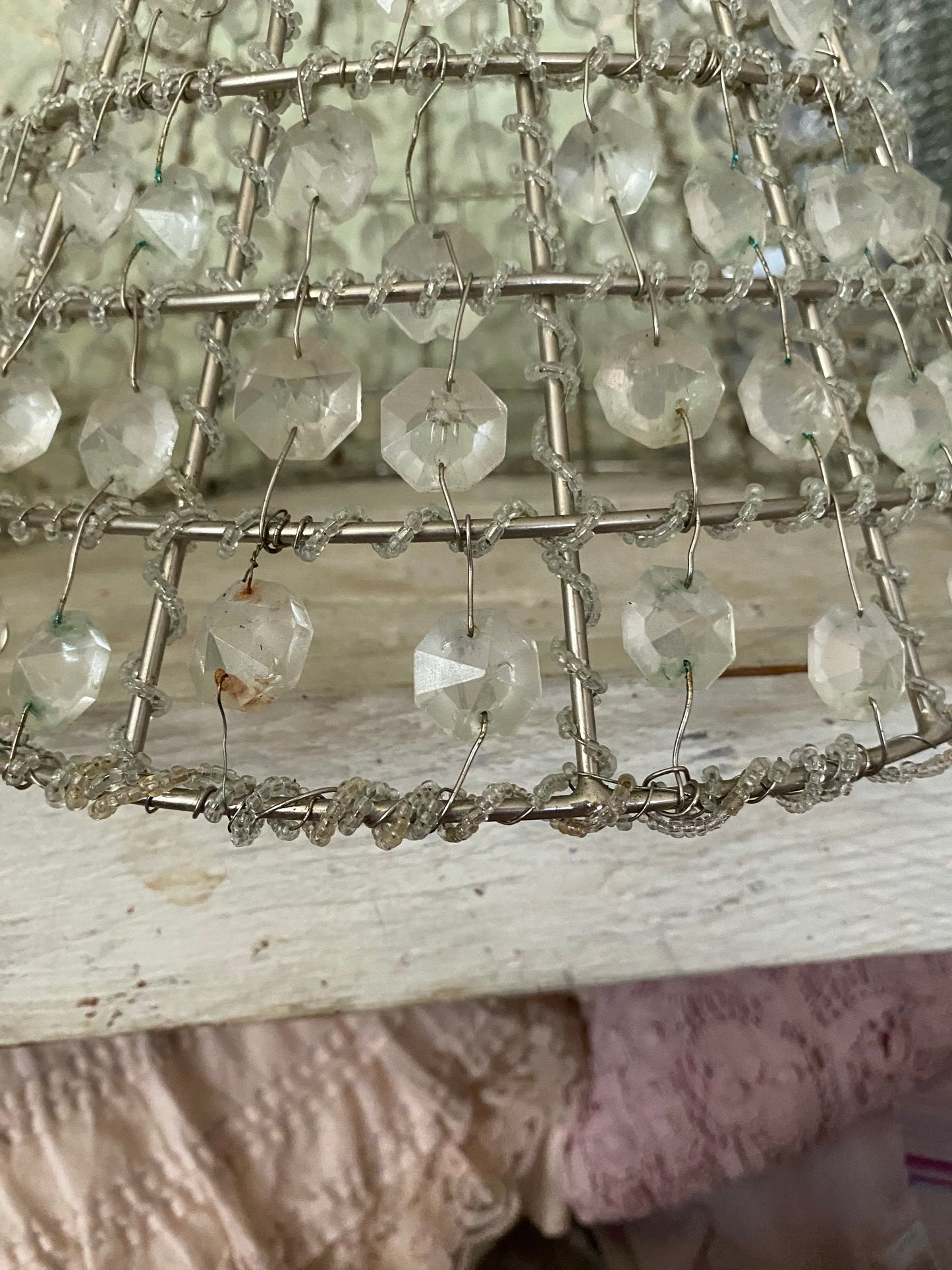 Beaded Crystal Lampshade