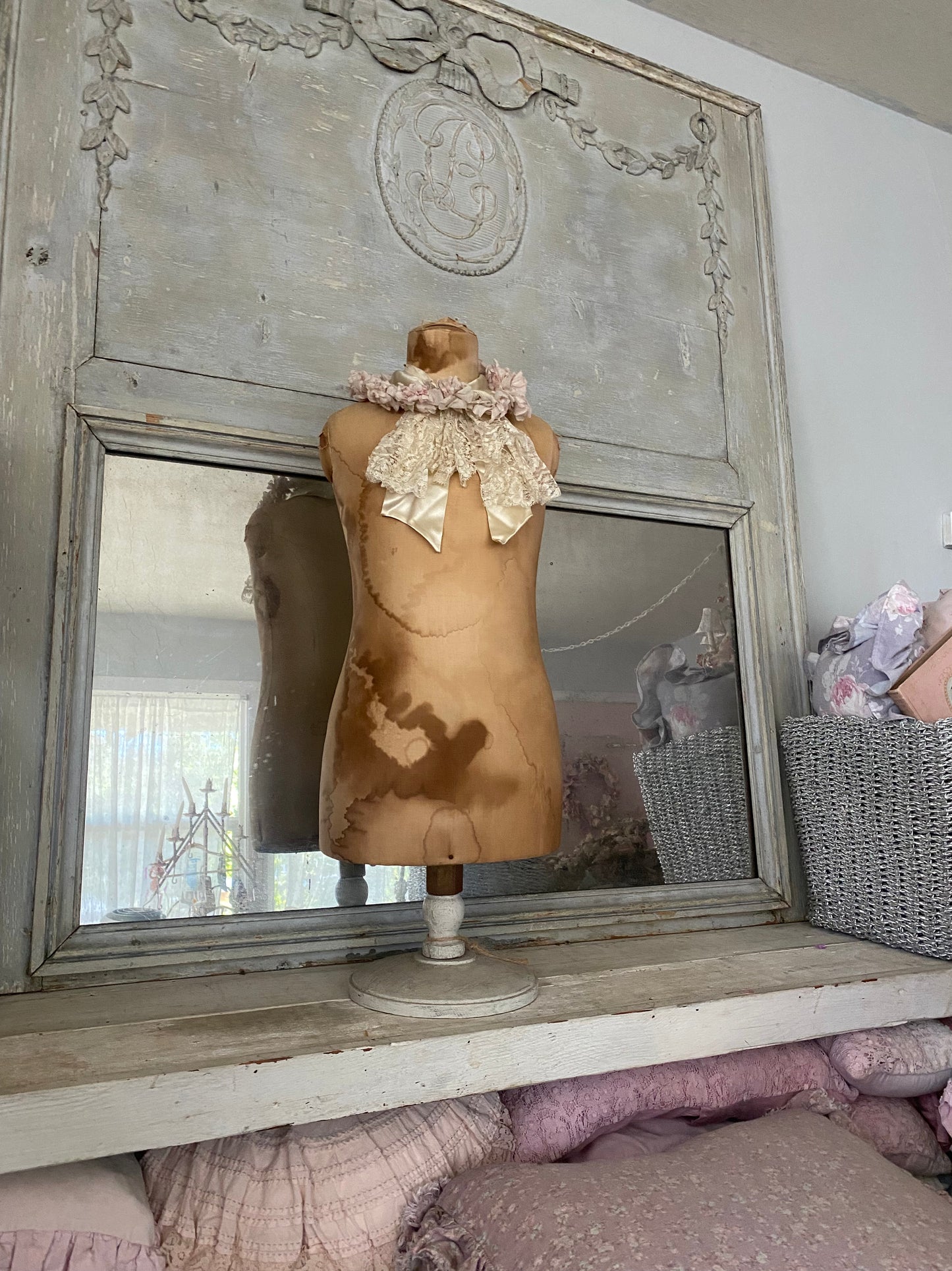 Antique Childs French Stockman Tabletop Mannequin