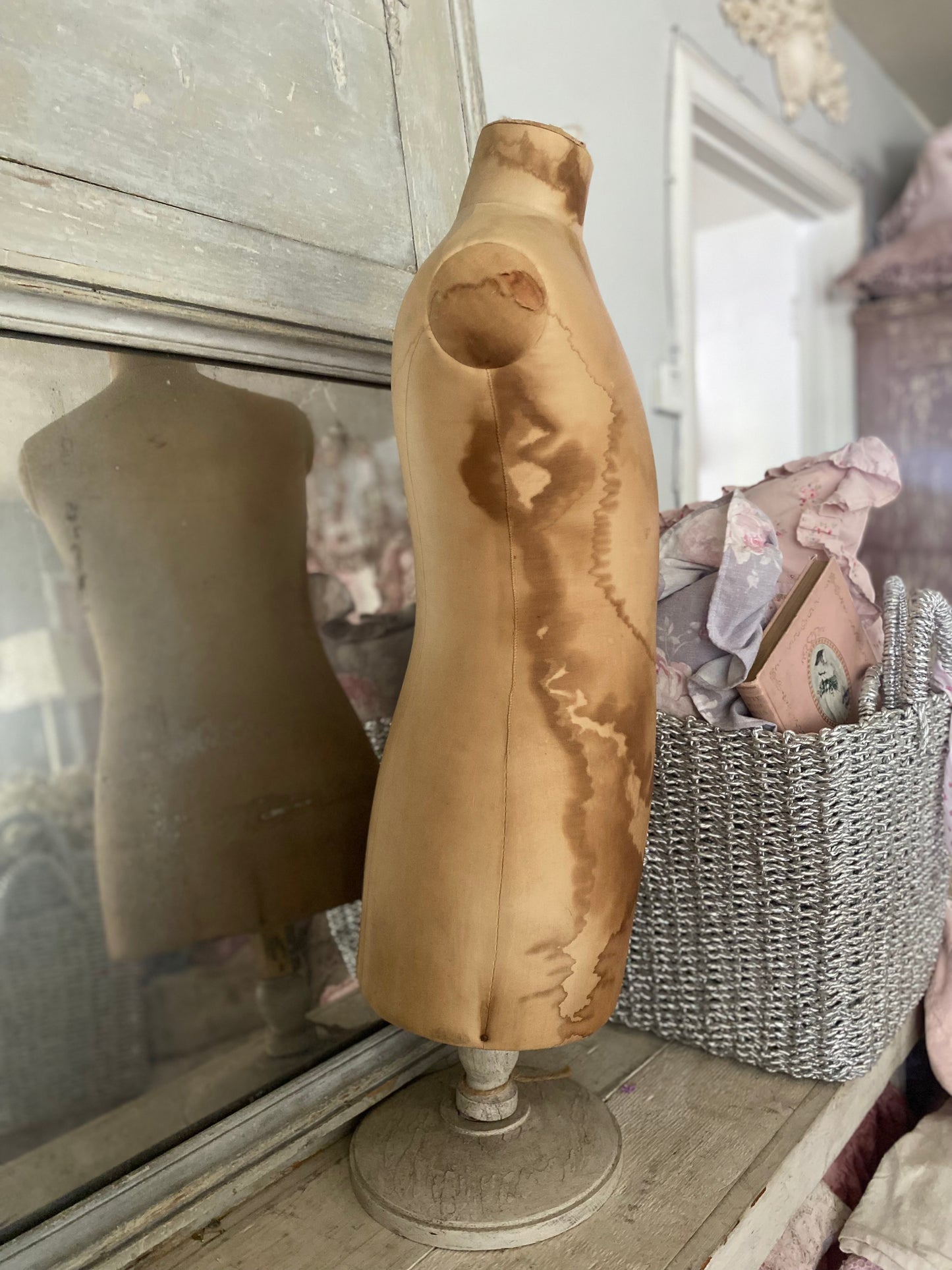 Antique Childs French Stockman Tabletop Mannequin