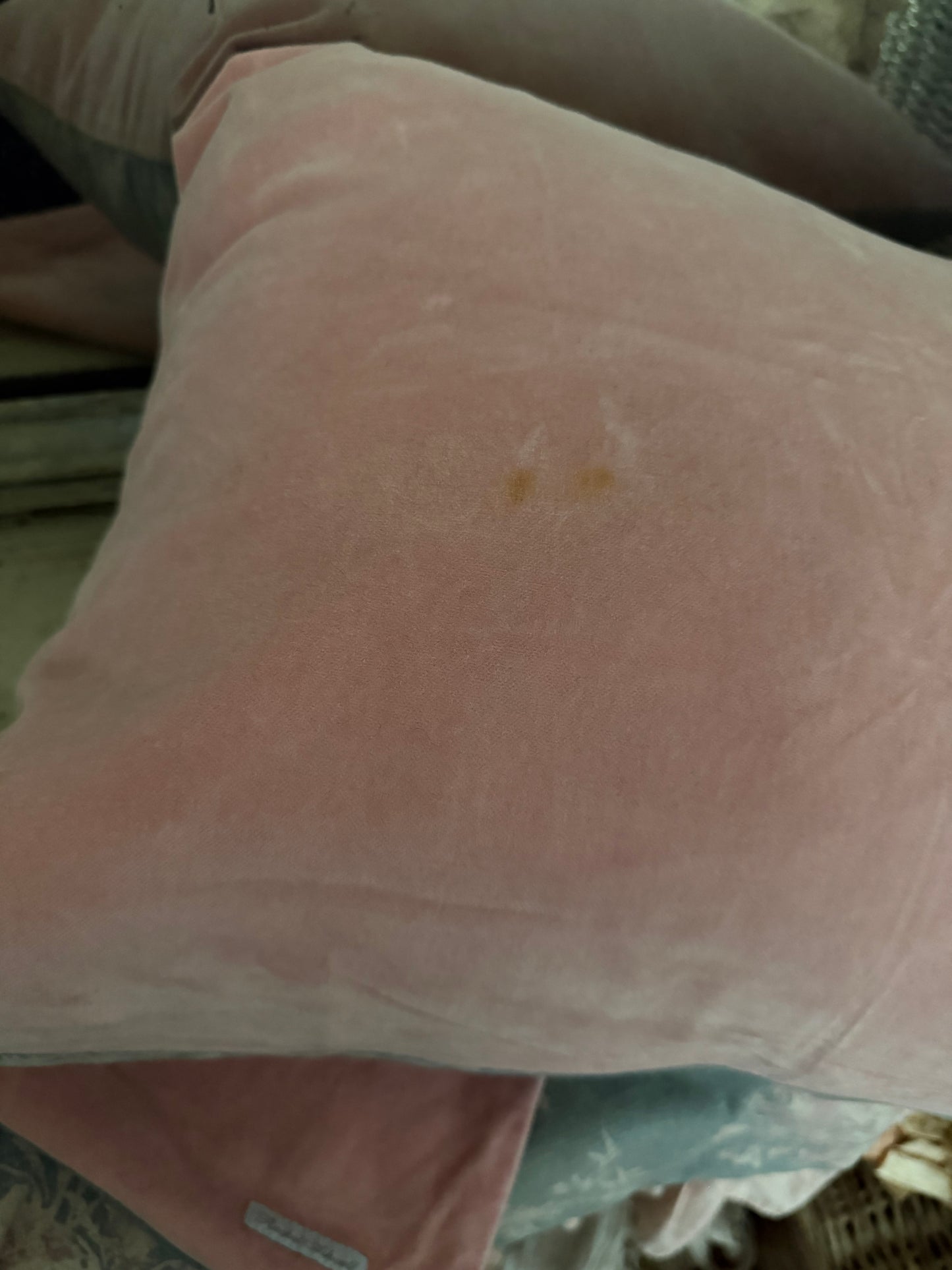 RASSC Rachel Ashwell Velvet Pink Faded Beauty Pillow Sham