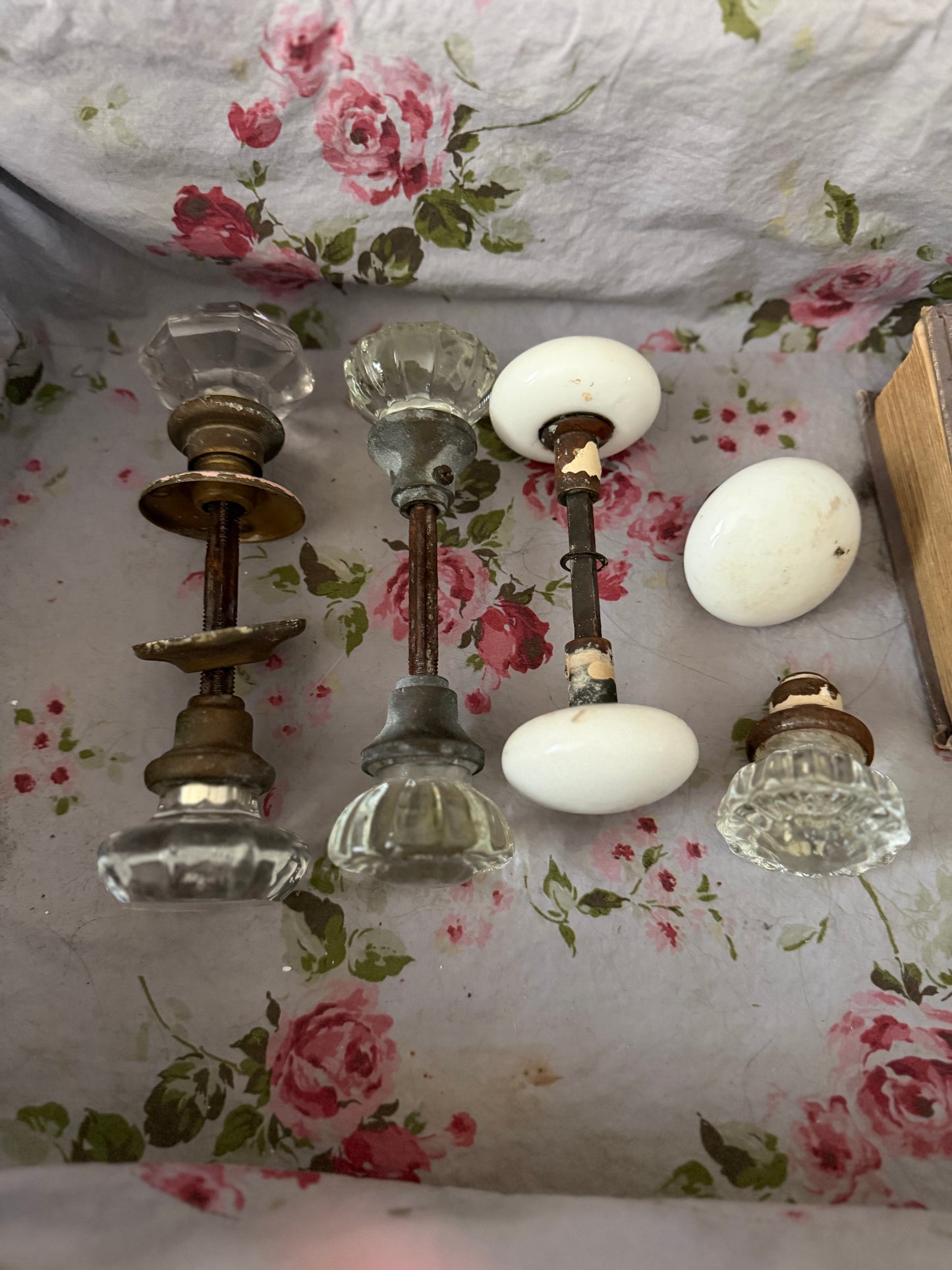 Antique Glass Doorknob Collection