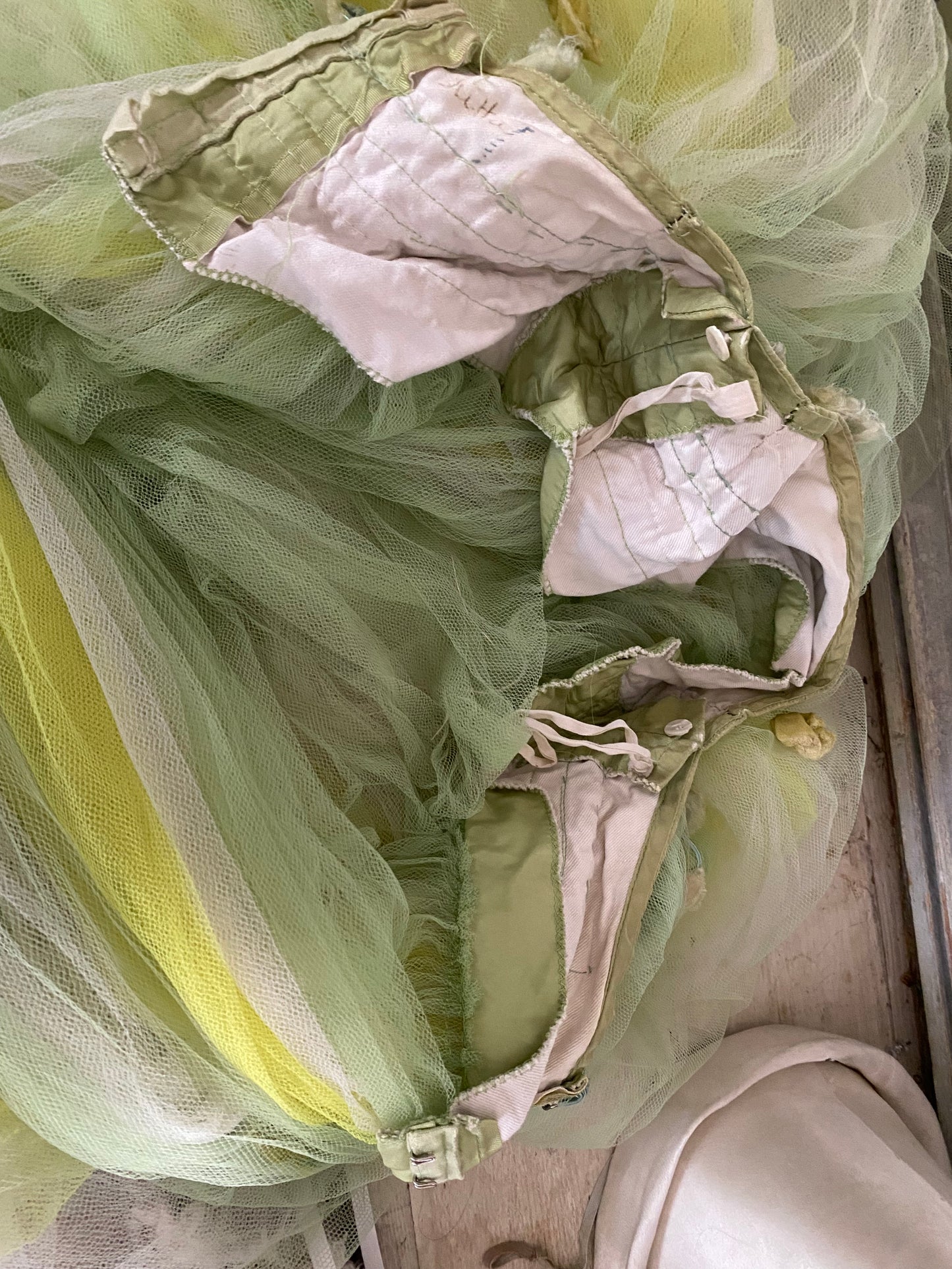 RARE Antique German Ballet Skirt Flower Garlands N0.2