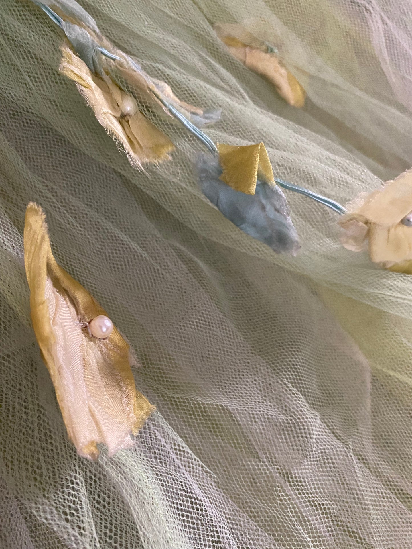 RARE Antique German Ballet Skirt Flower Garlands N0.2