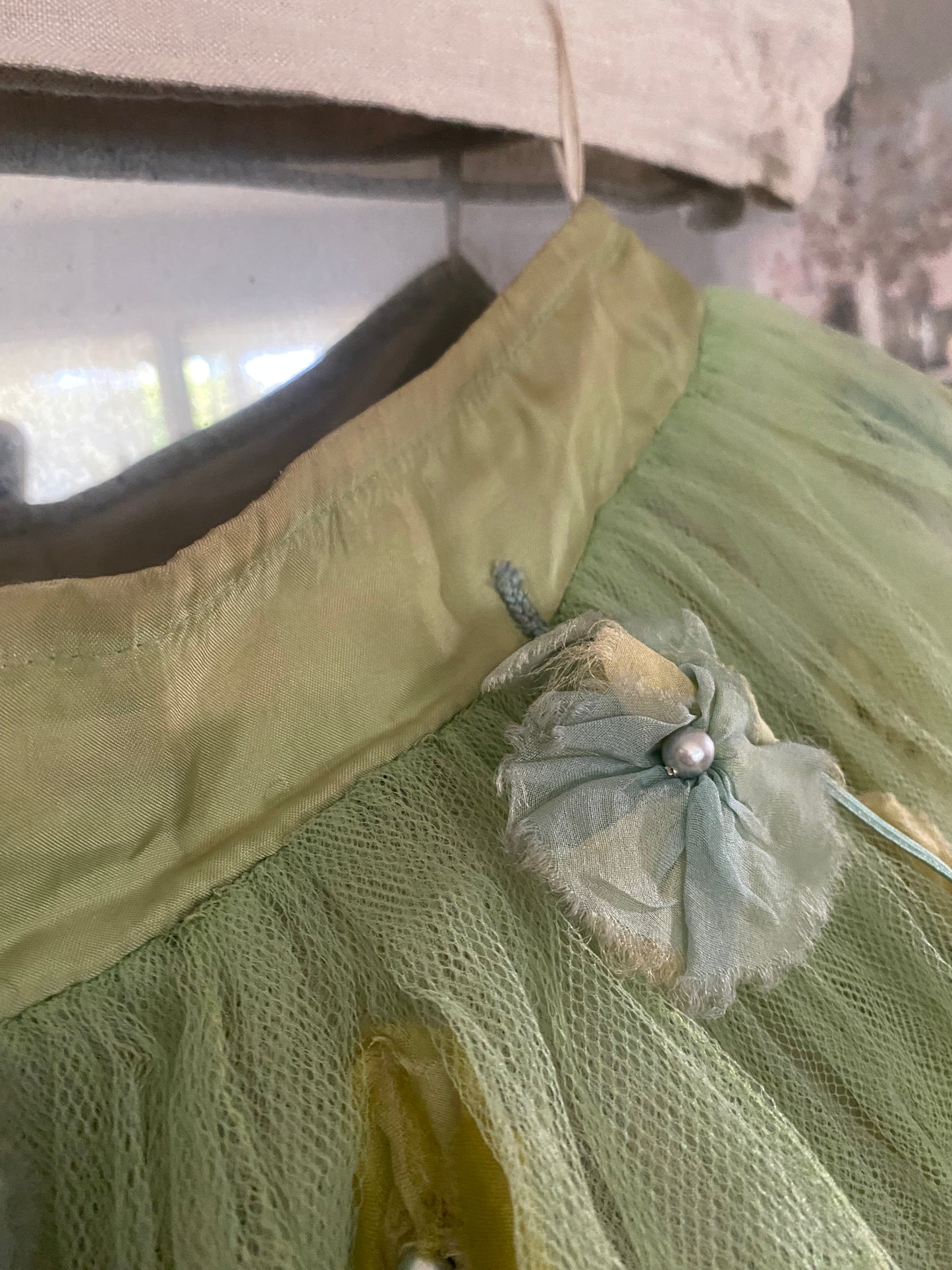 RARE Antique German Ballet Skirt Flower Garlands N0.4