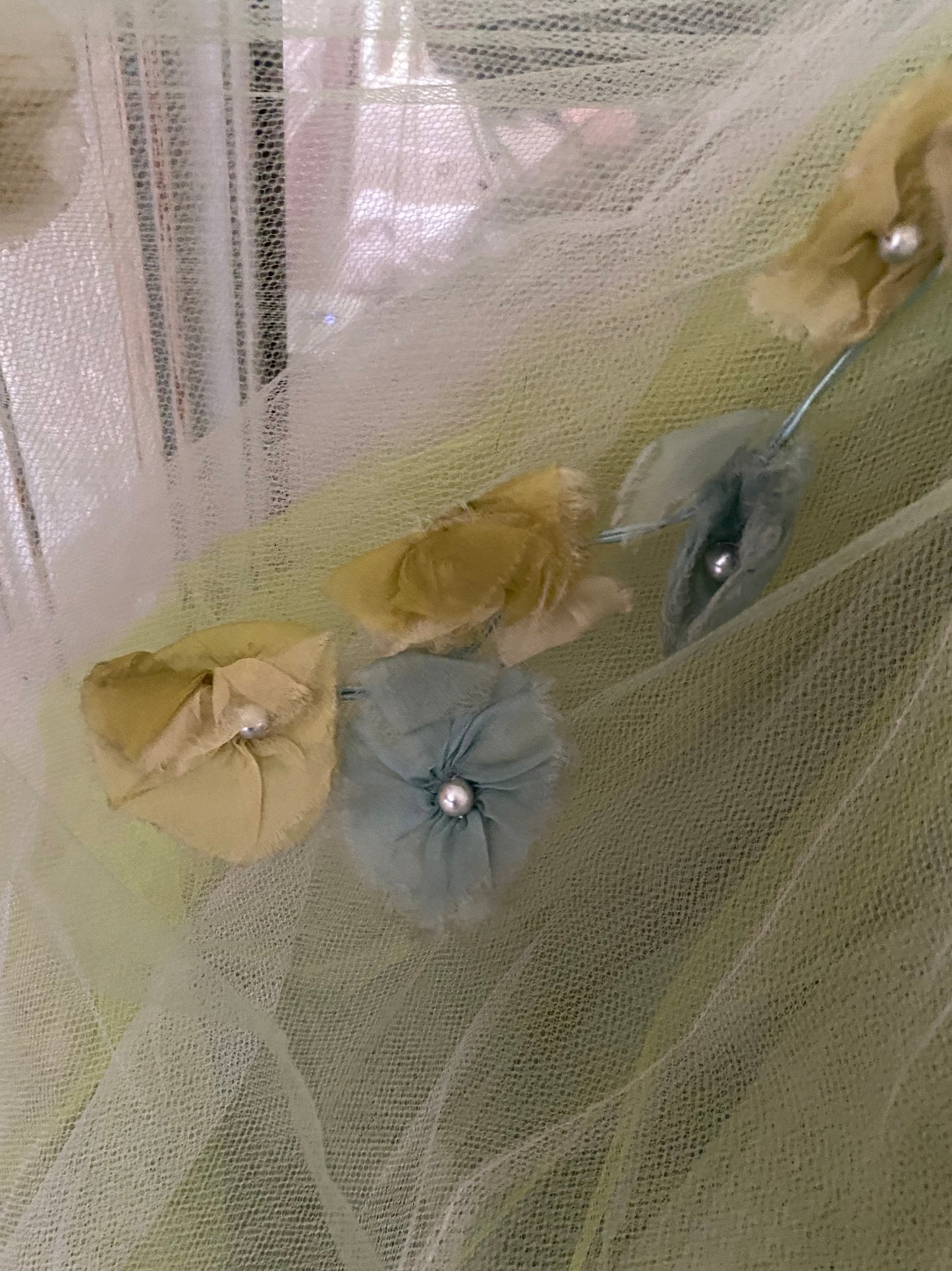 RARE Antique German Ballet Skirt Flower Garlands N0.2