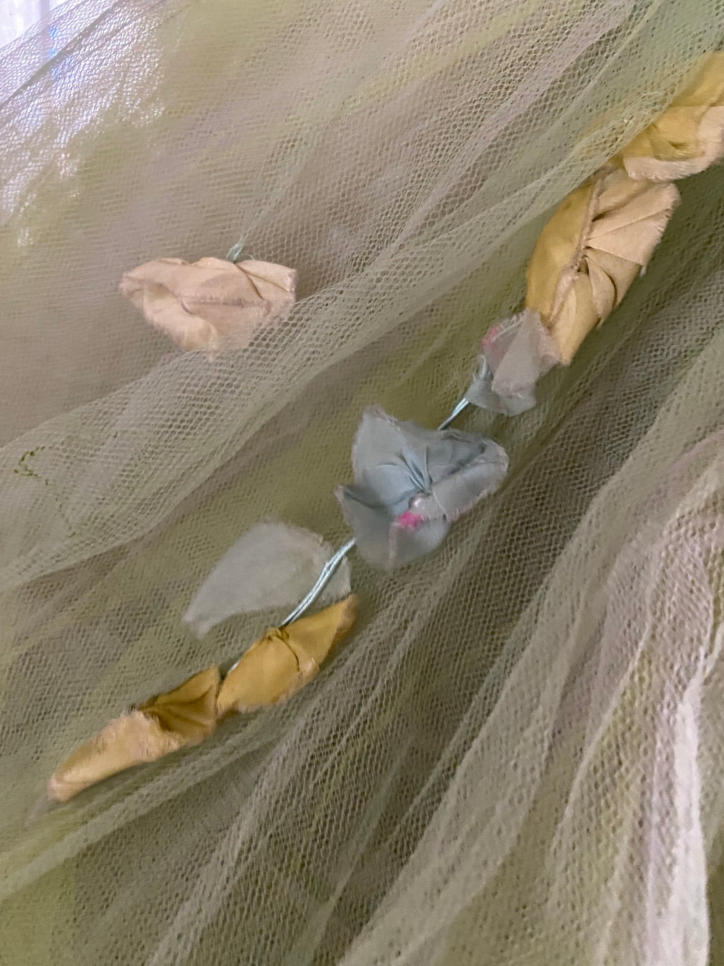 RARE Antique German Ballet Skirt Flower Garlands N0.3