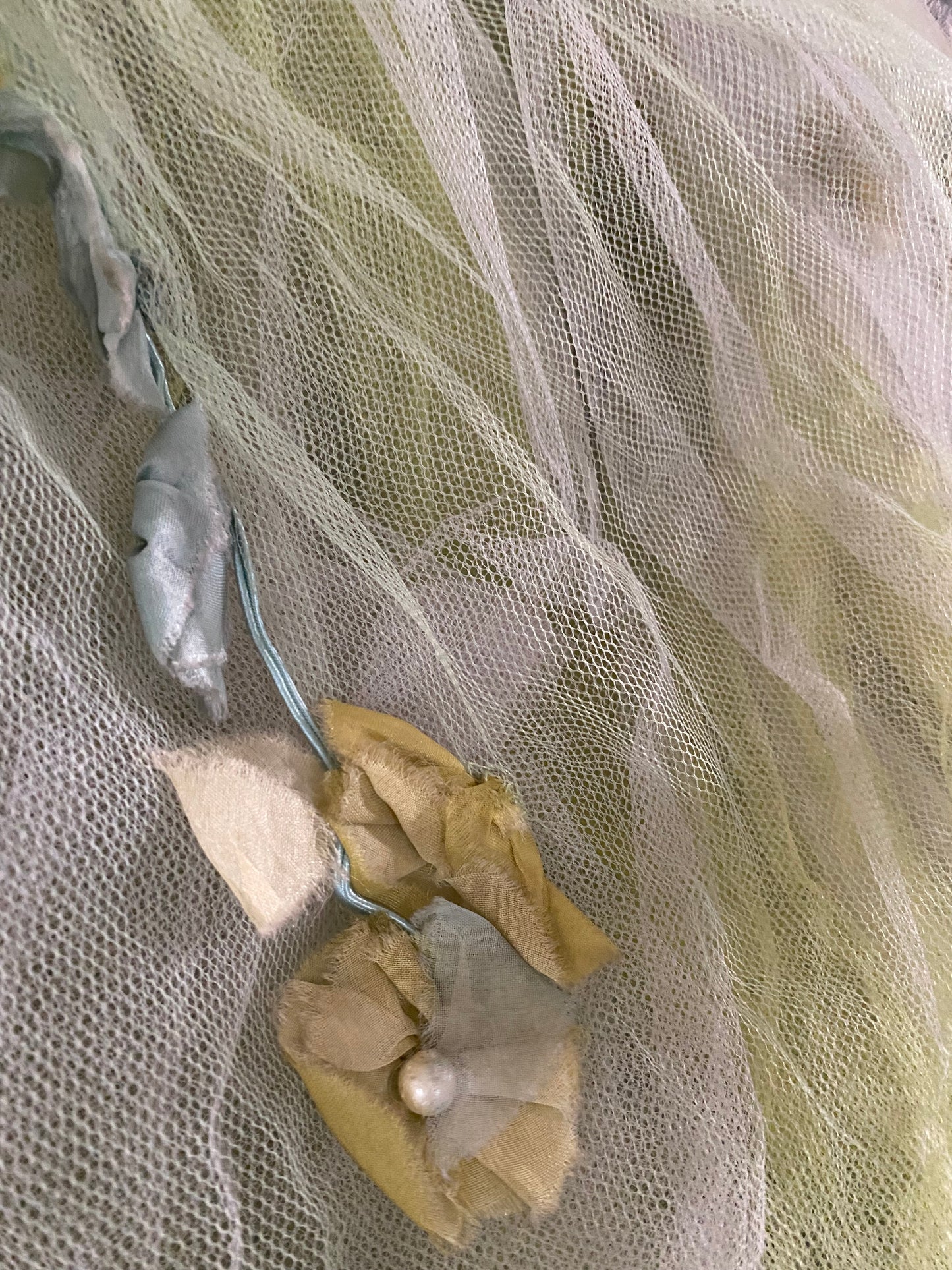 RARE Antique German Ballet Skirt Flower Garlands N0.3