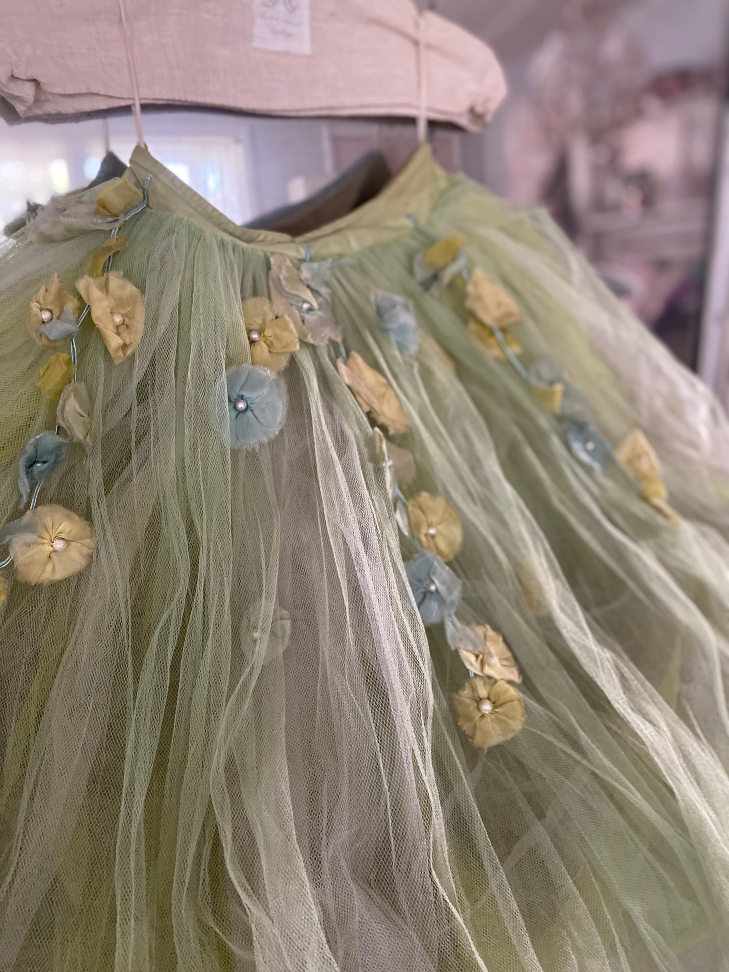 RARE Antique German Ballet Skirt Flower Garlands N0.4