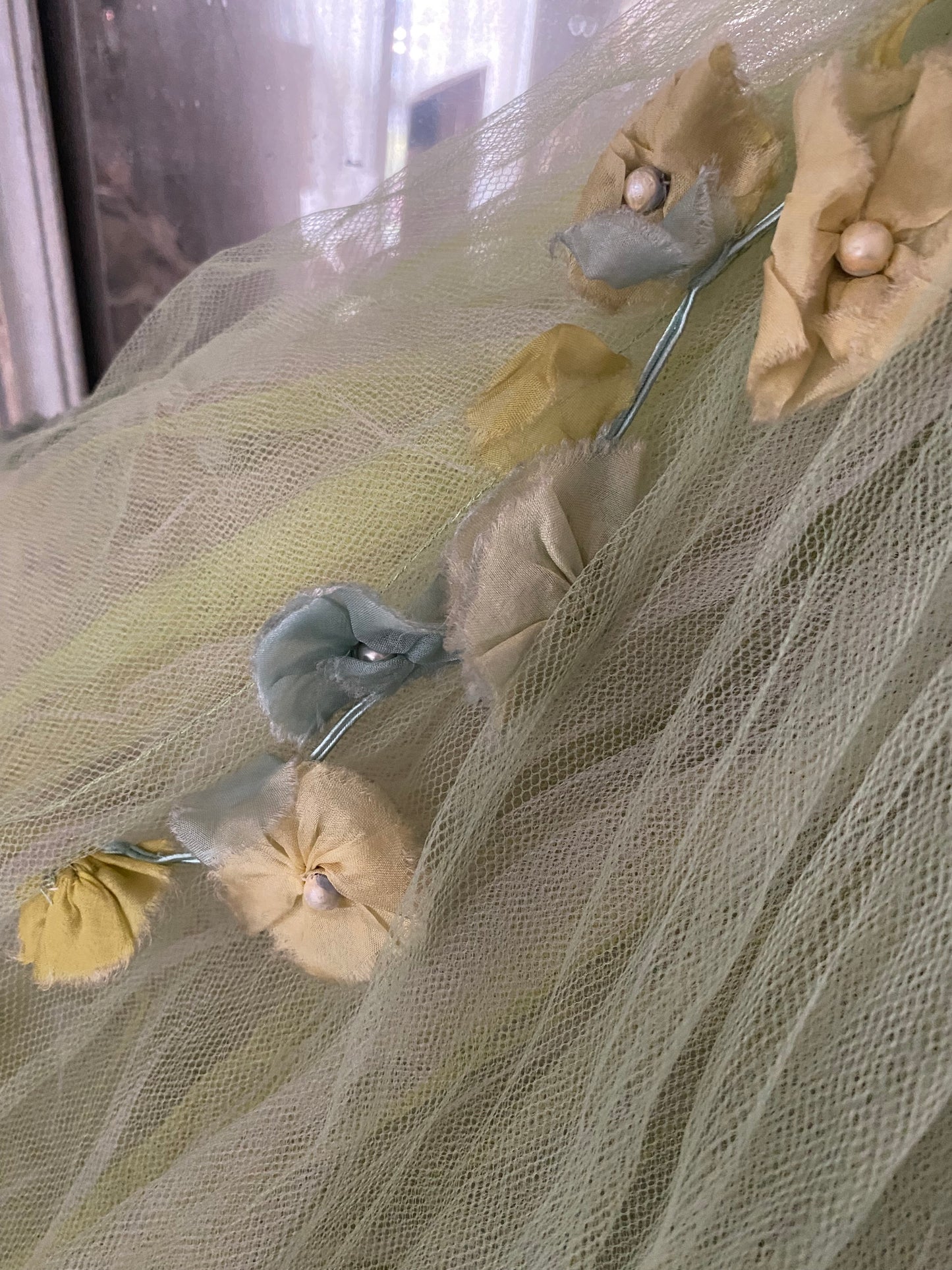 RARE Antique German Ballet Skirt Flower Garlands N0.4