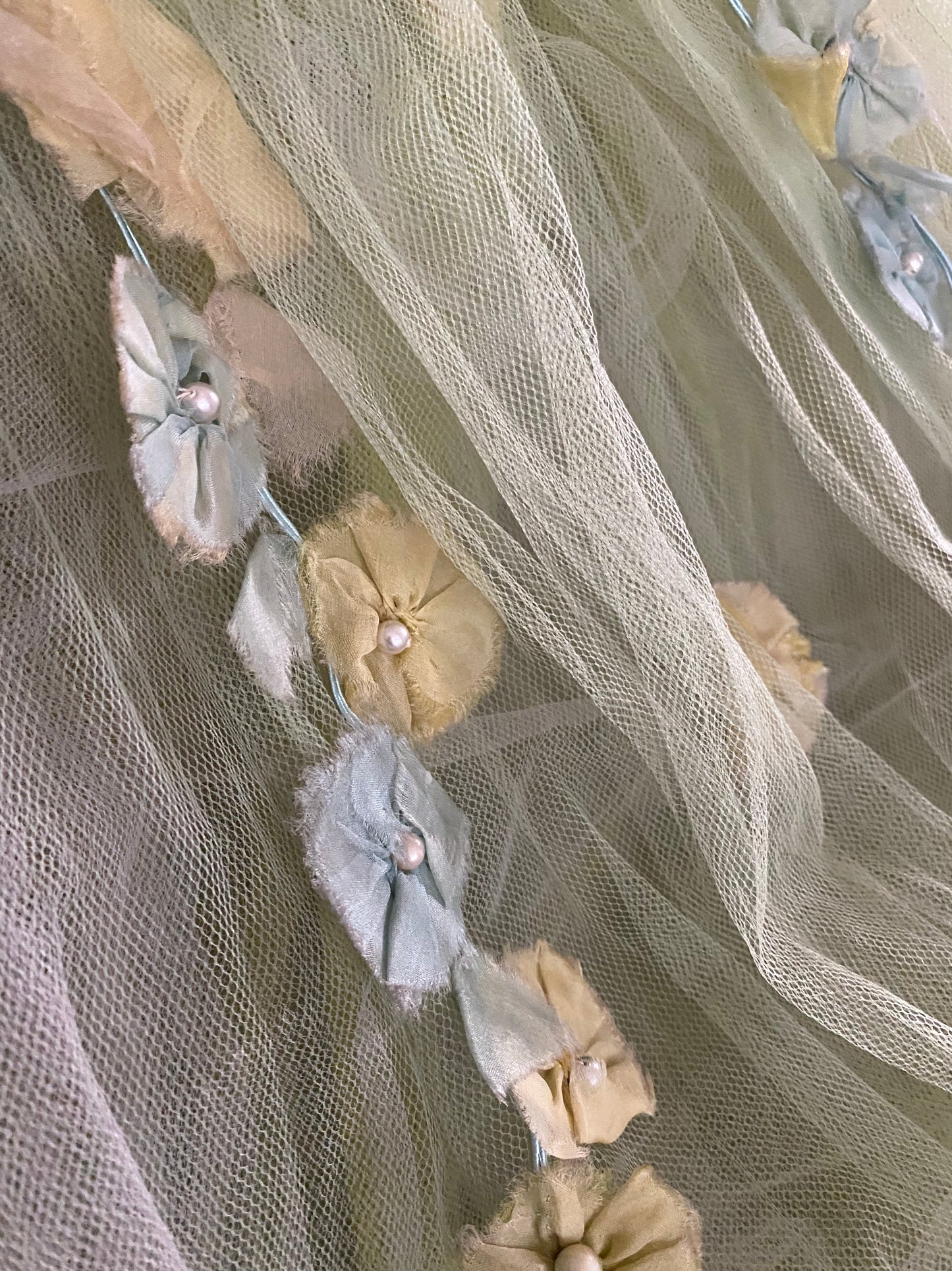 RARE Antique German Ballet Skirt Flower Garlands N0.4