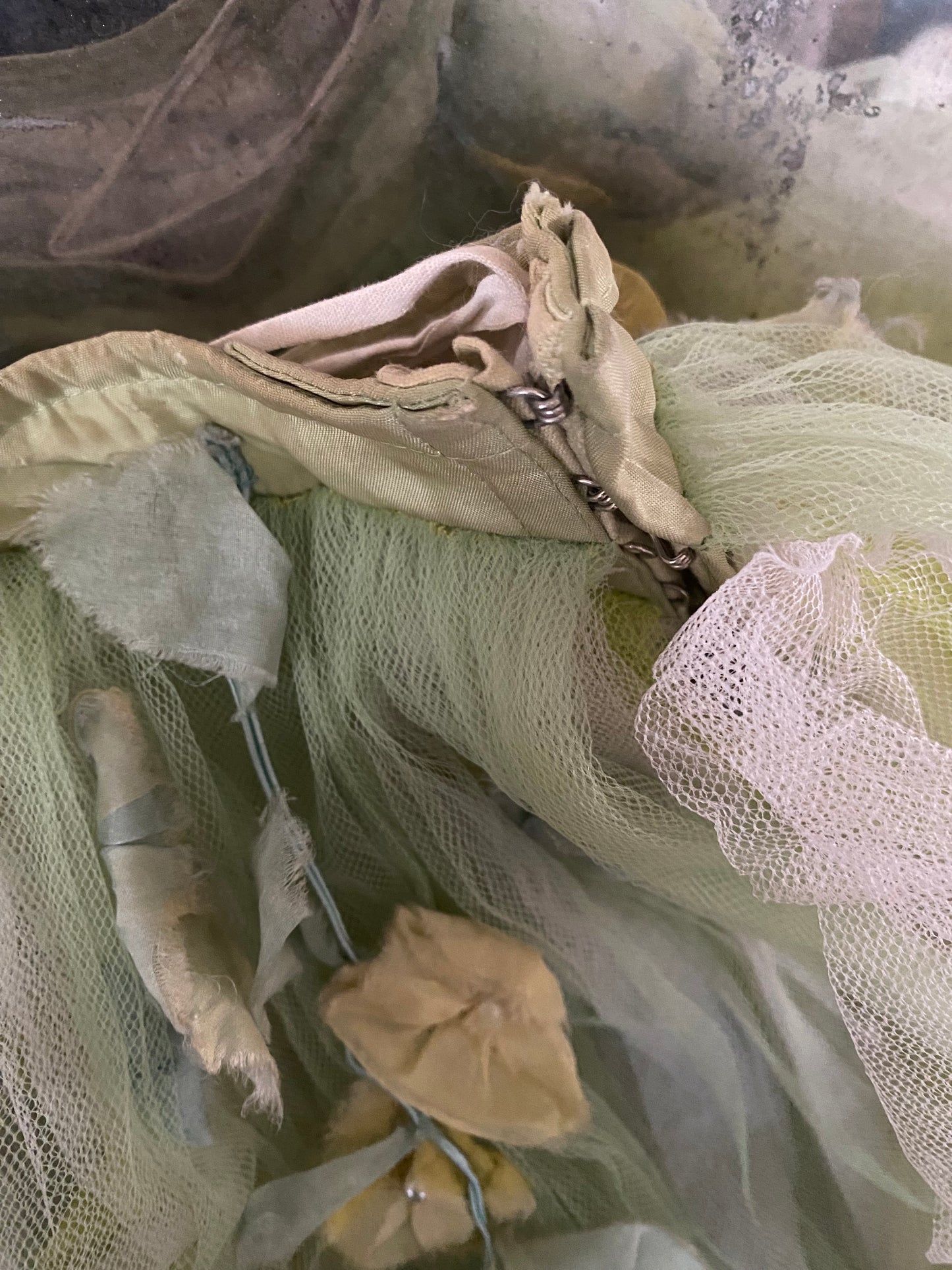 RARE Antique German Ballet Skirt Flower Garlands N0.4