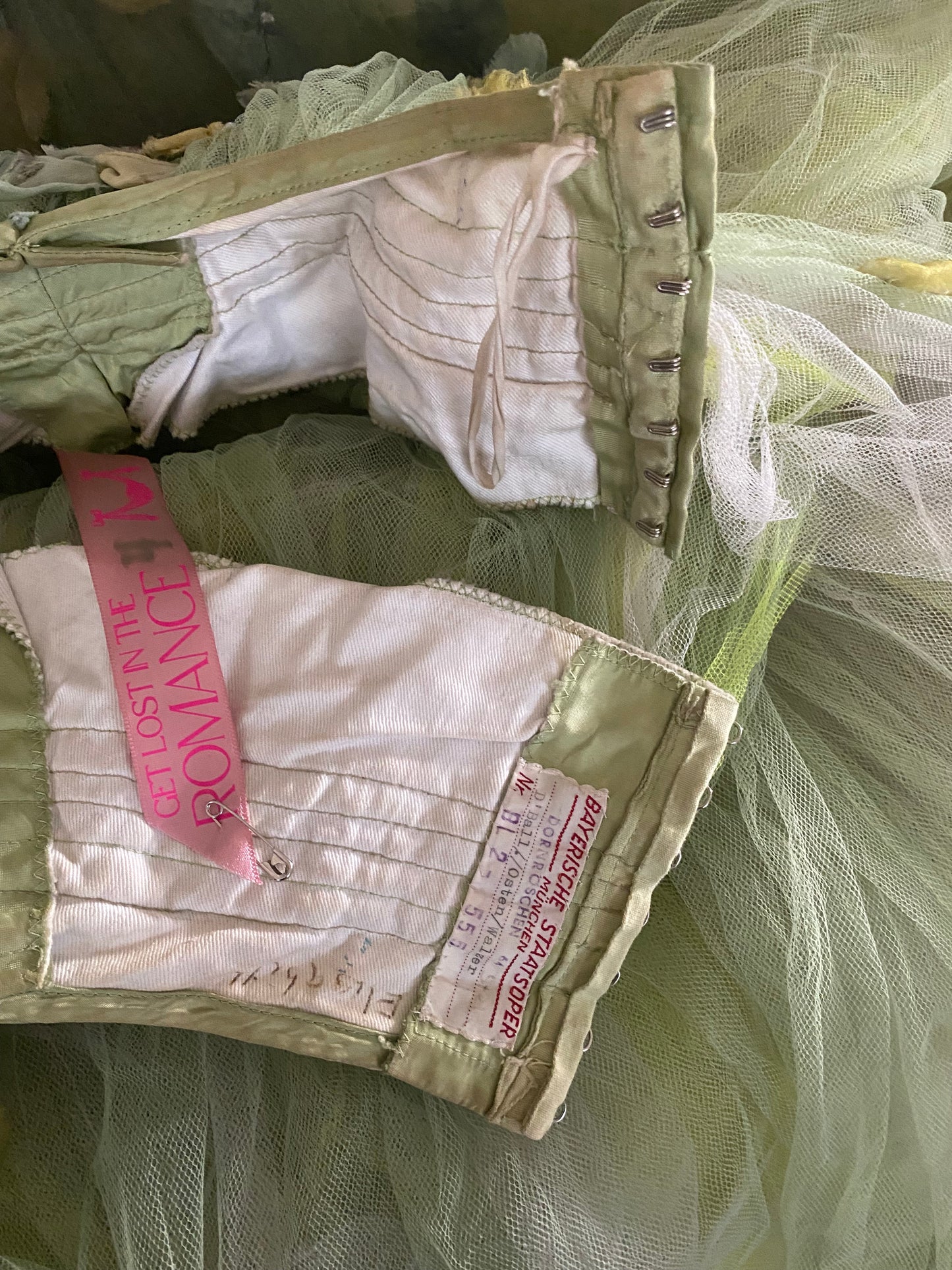 RARE Antique German Ballet Skirt Flower Garlands N0.4