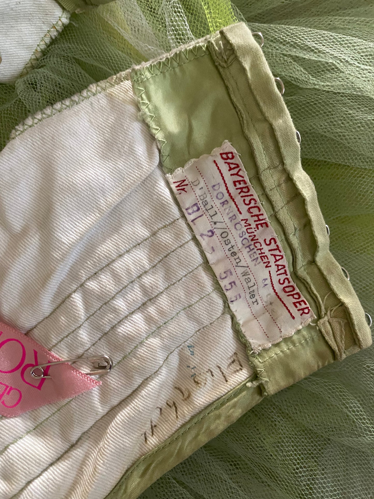 RARE Antique German Ballet Skirt Flower Garlands N0.4