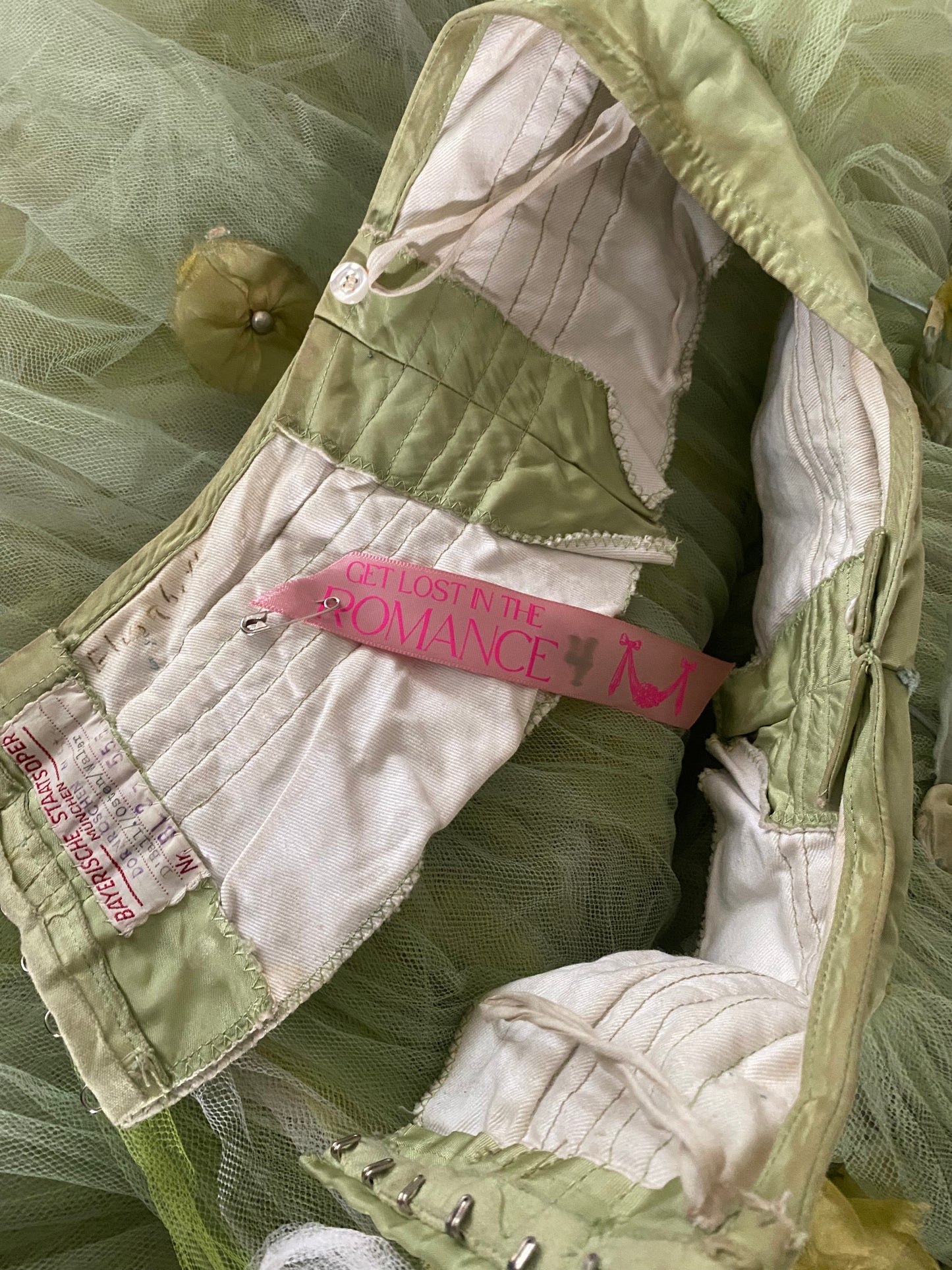RARE Antique German Ballet Skirt Flower Garlands N0.4
