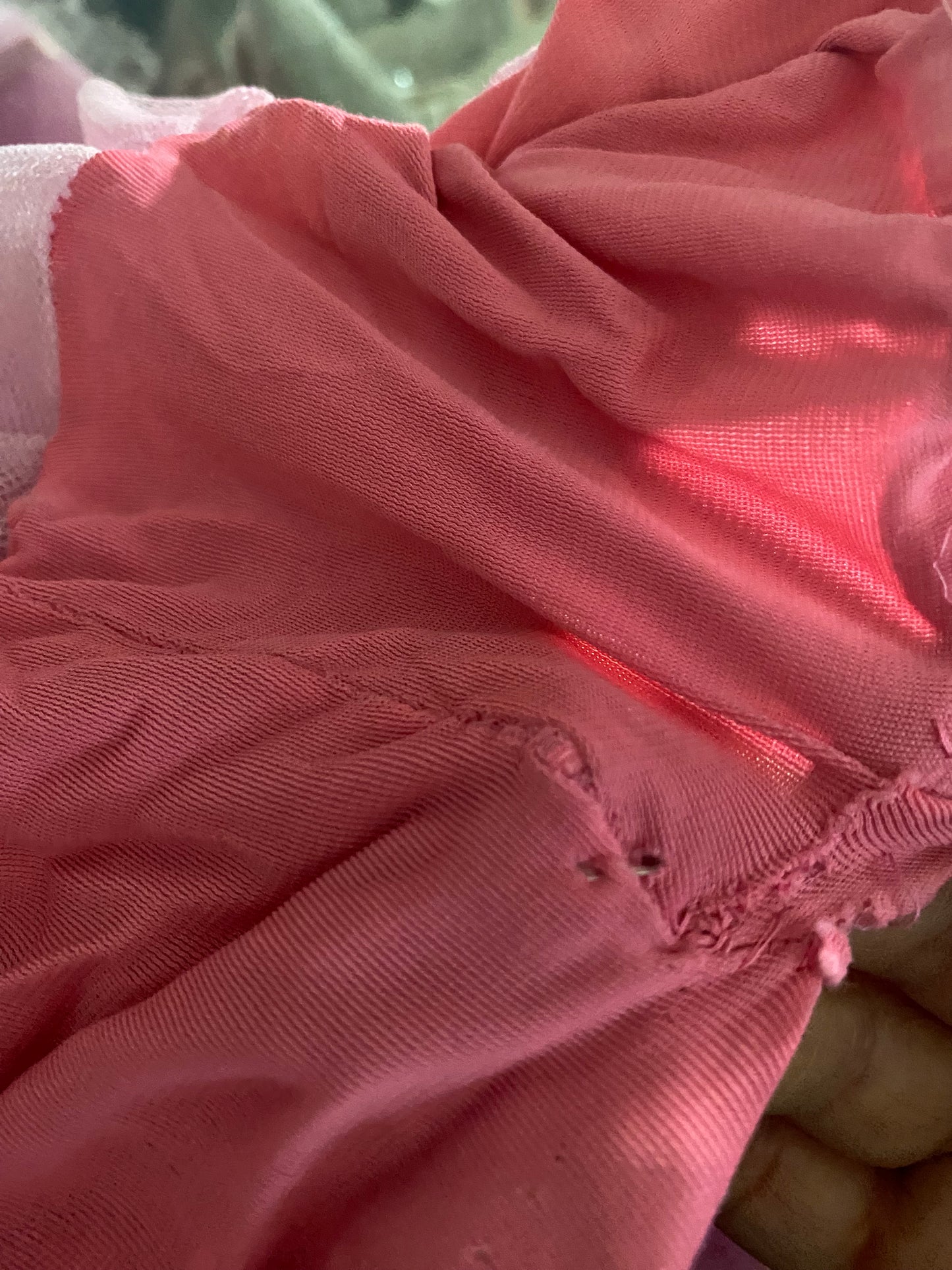 Vinatge Ruffled Pink Ballet Tutu Skirt