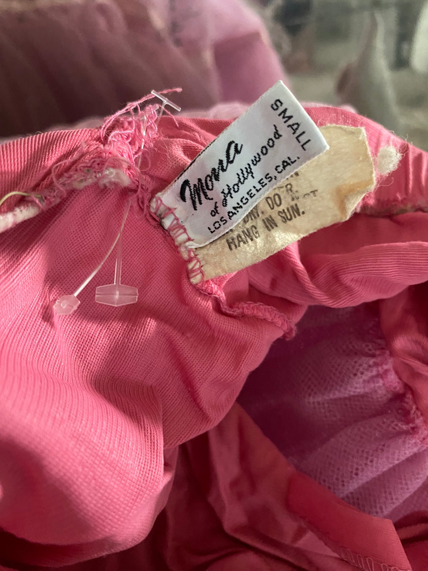Vinatge Ruffled Pink Ballet Tutu Skirt