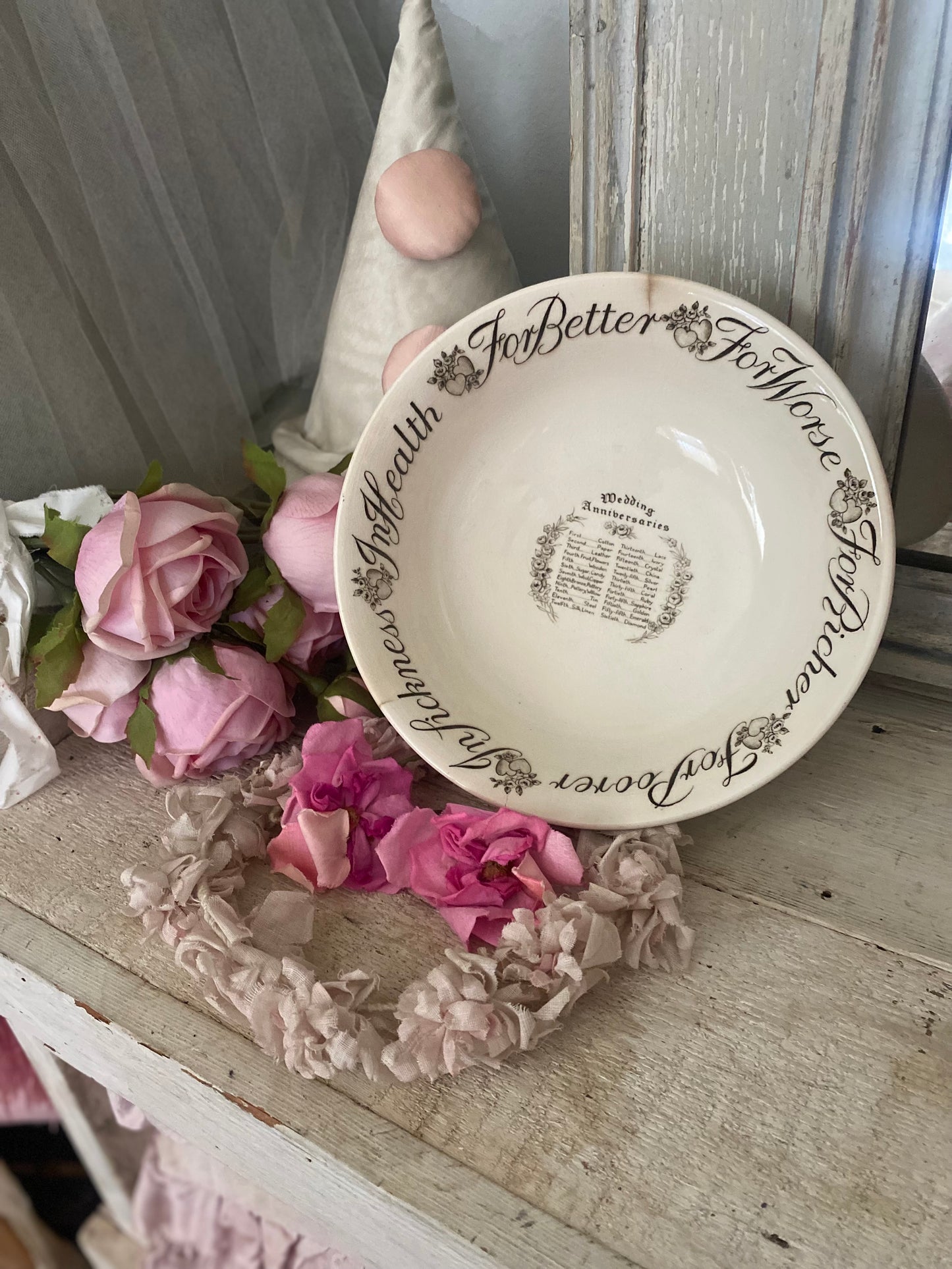 Antique Wedding Anniversary Bowl
