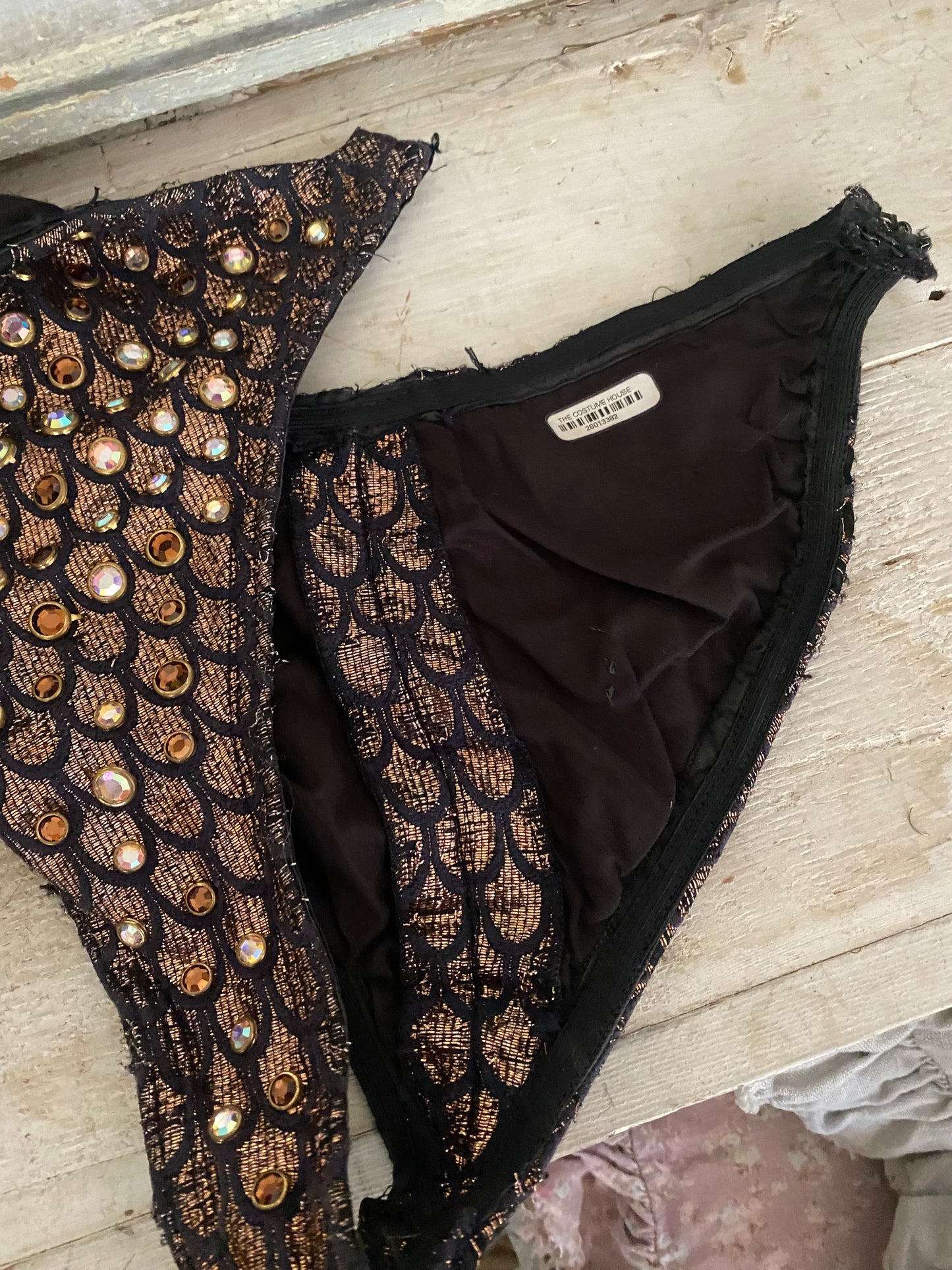 Vintage Hollywood Rhinestone Showgirl Costume