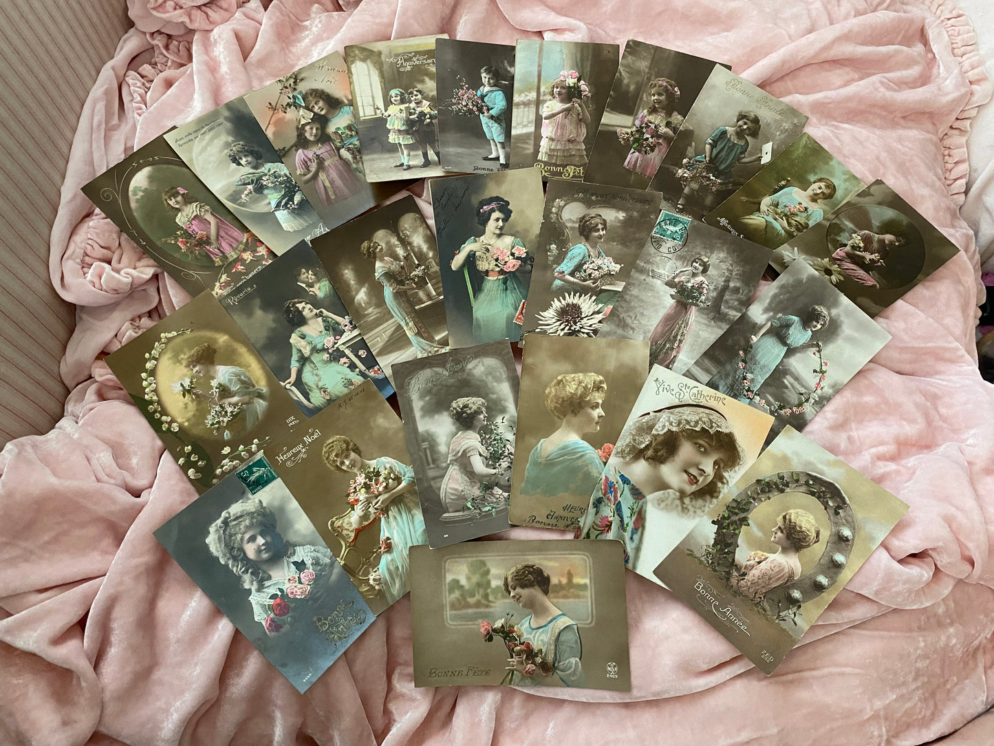 Antique Collection 23 French Postcards