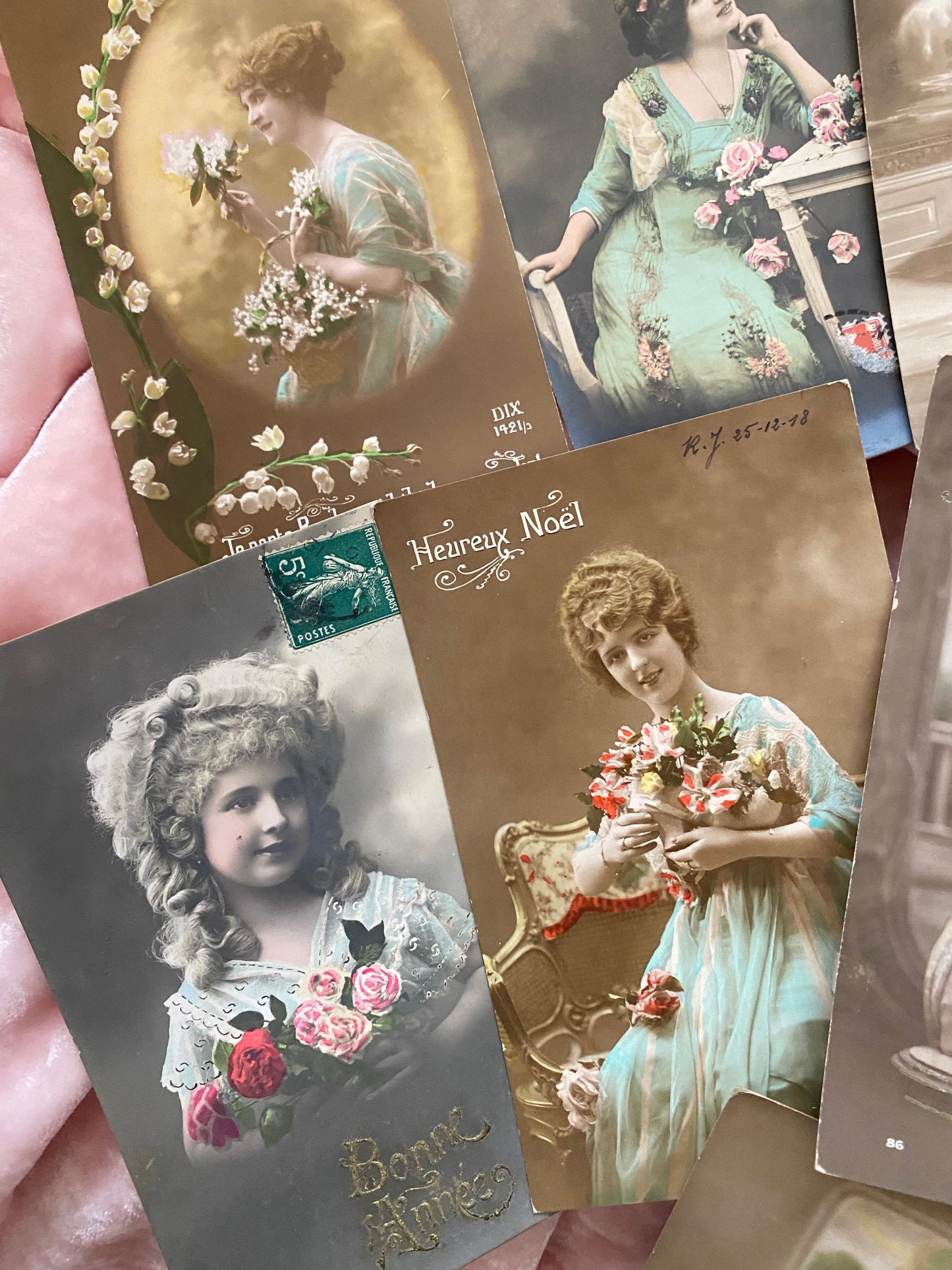 Antique Collection 23 French Postcards