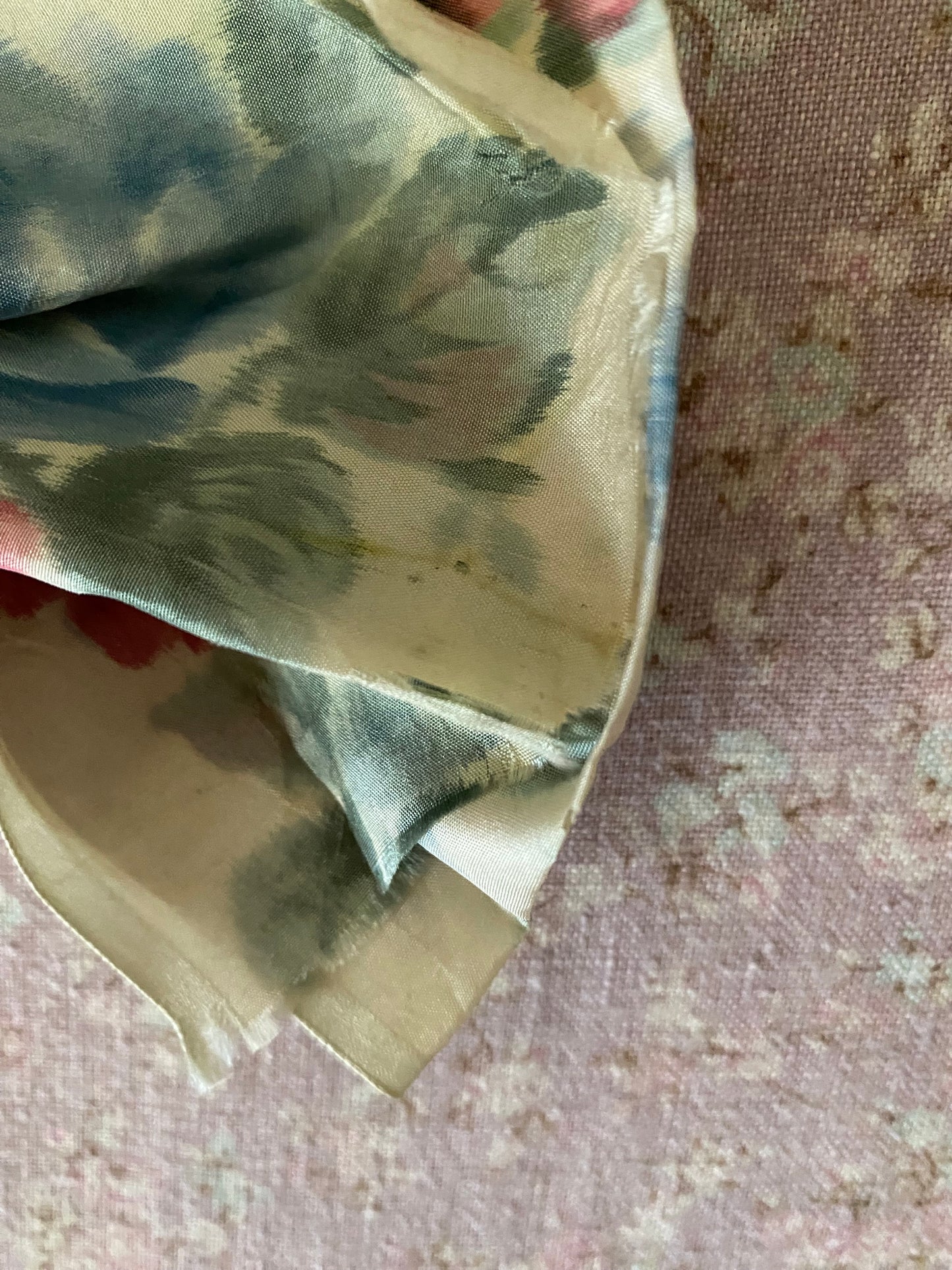 Antique French Ribbon Silk Hair Bow