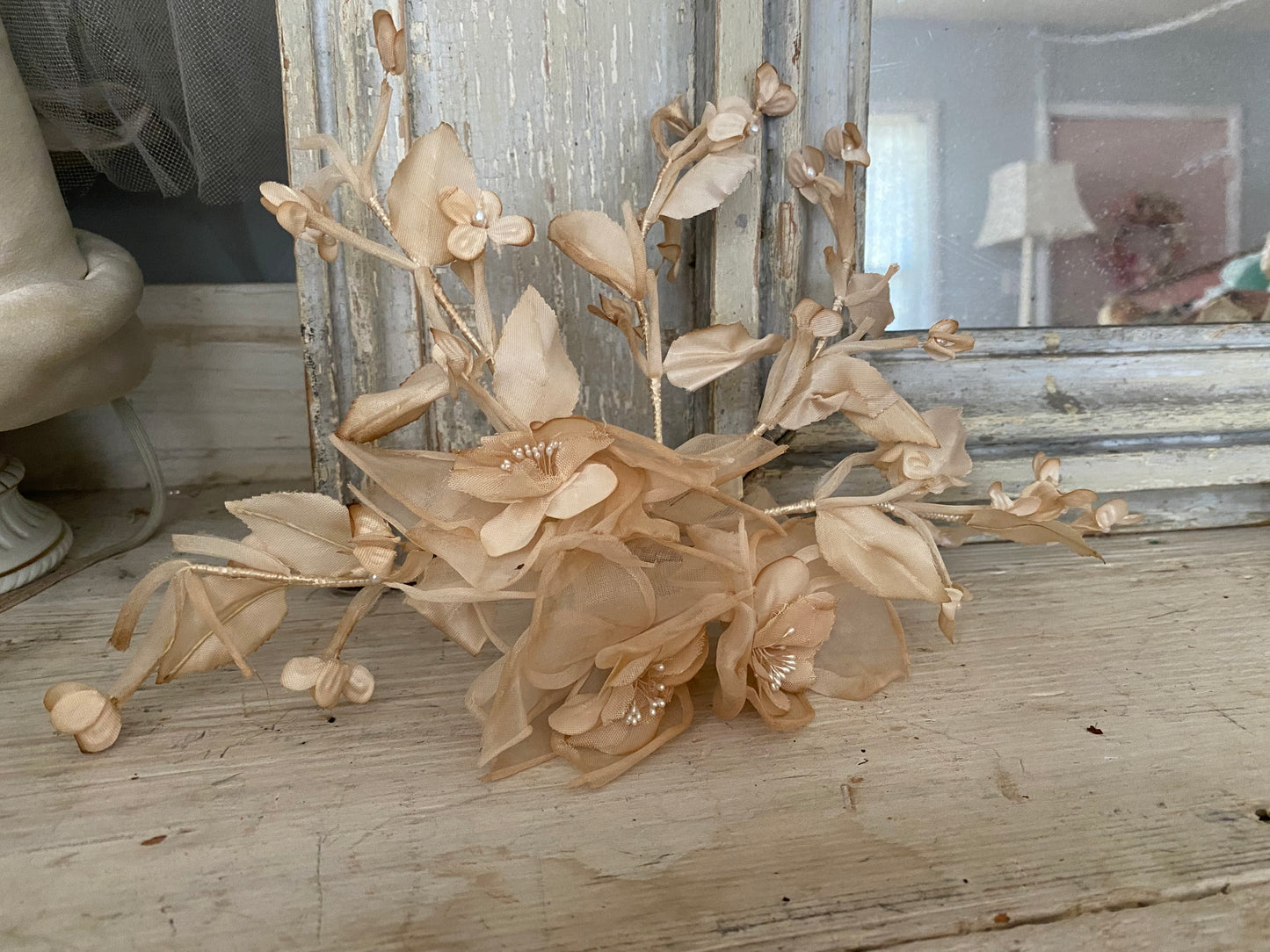 Antique Millinery Flower crown