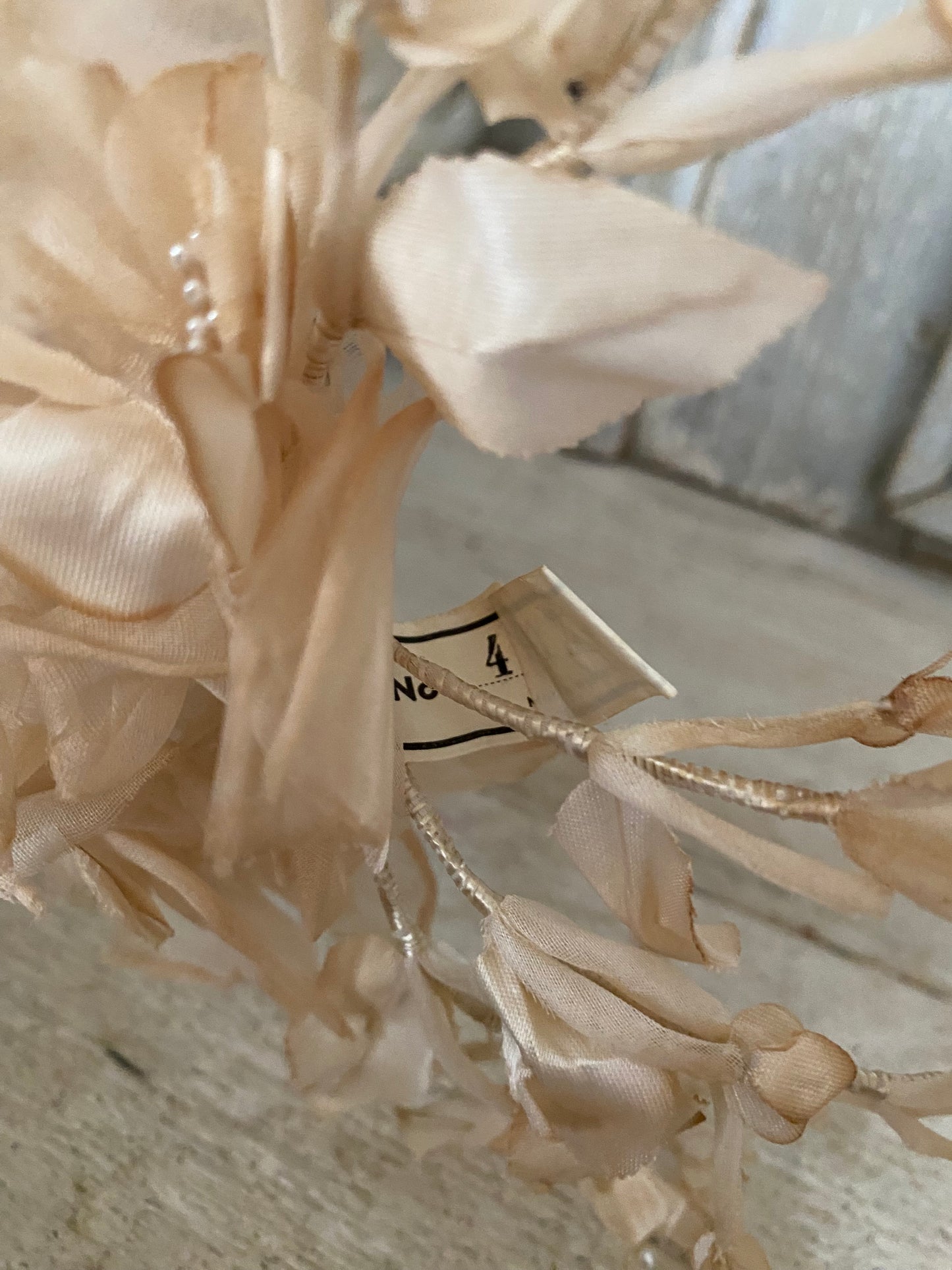 Antique Millinery Flower crown
