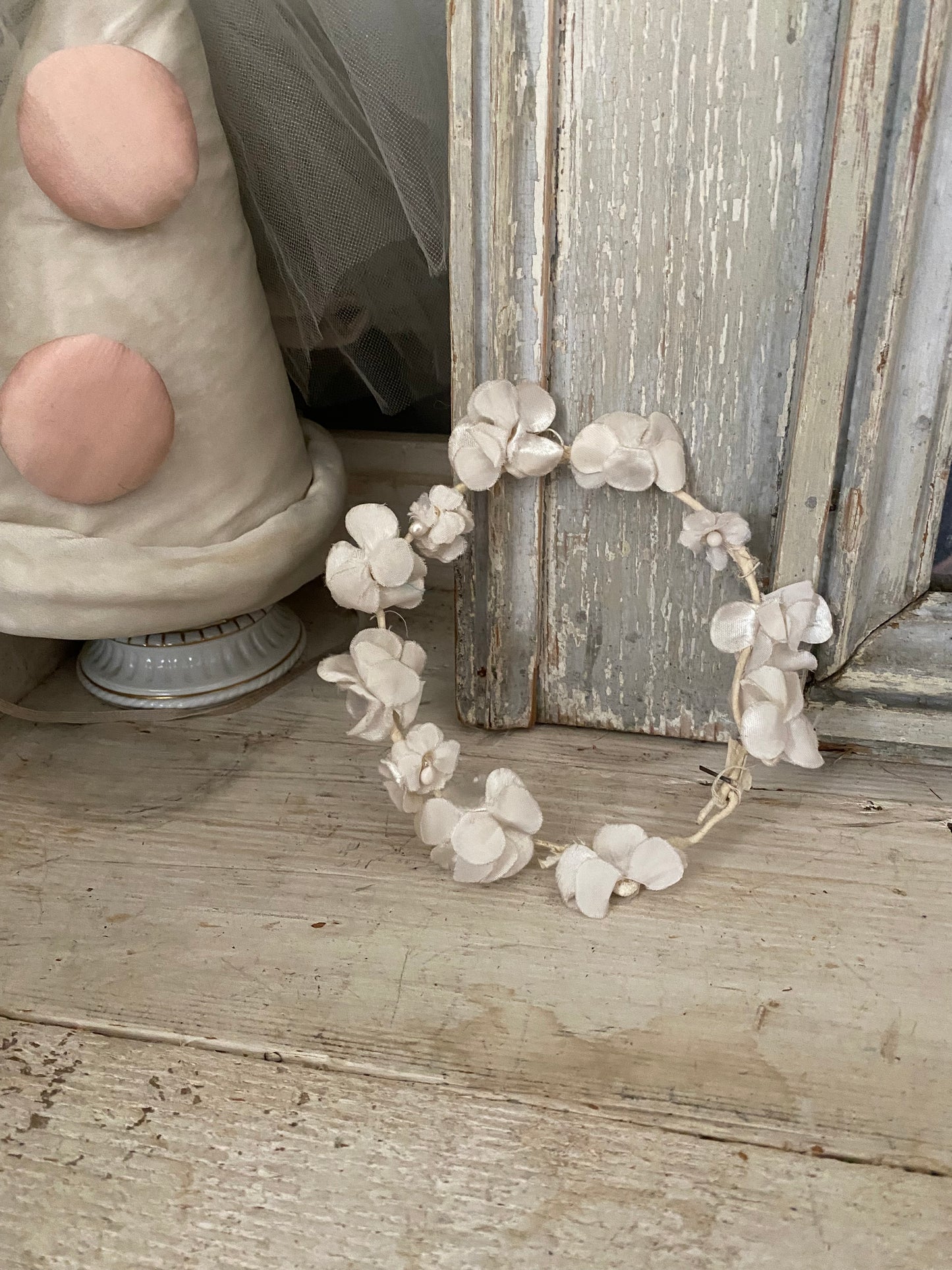 Antique French Flower Crown