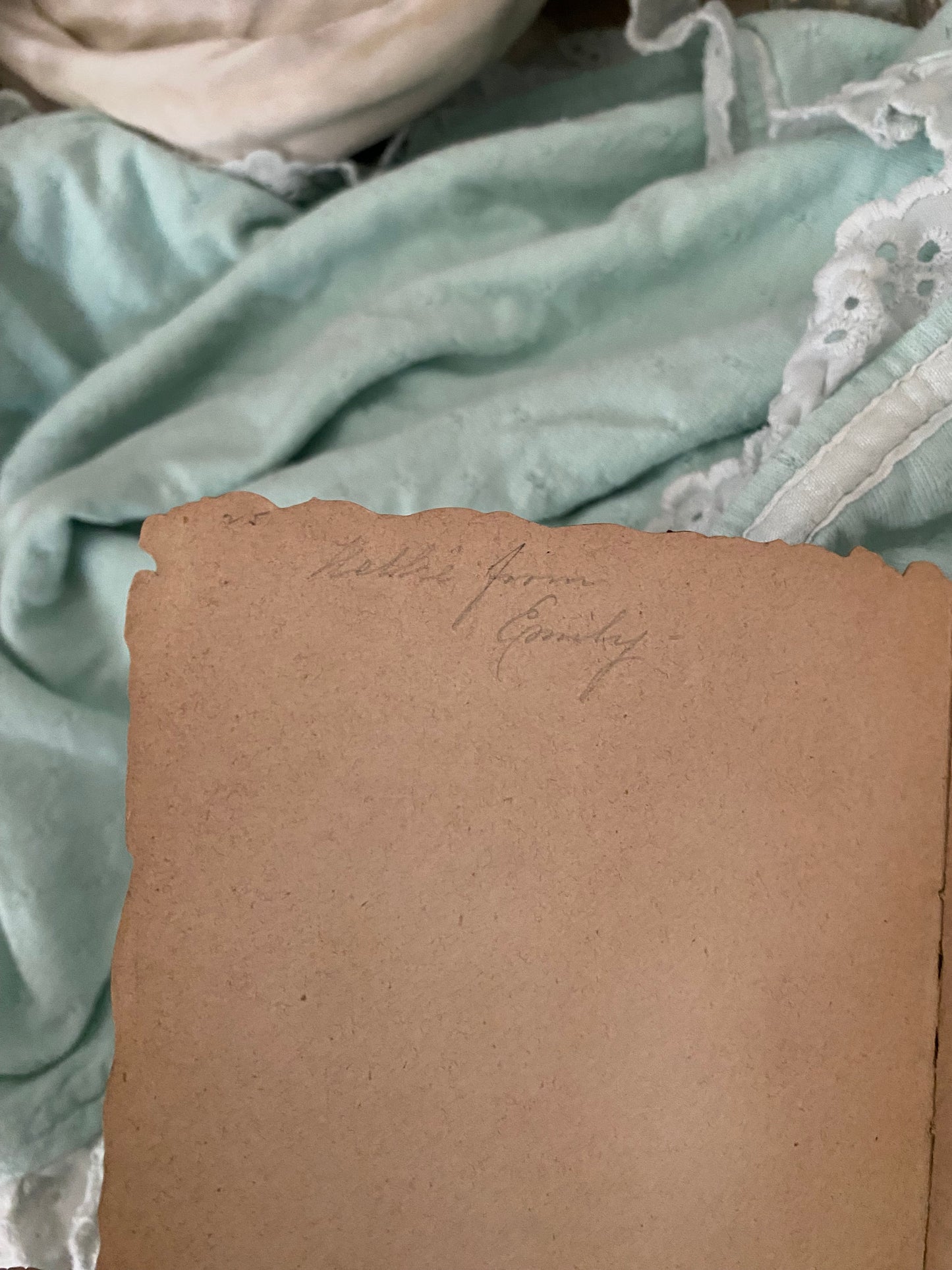 Antique Booklet Blue Ribbon
