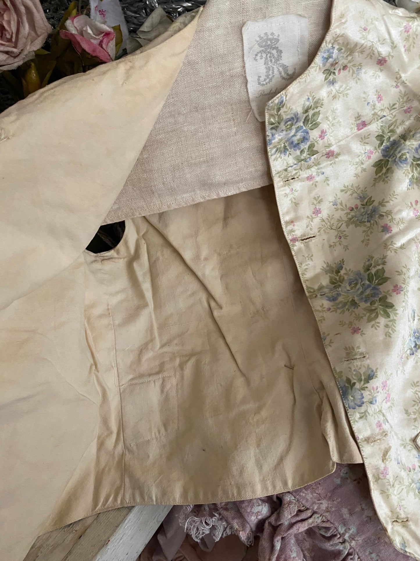 RARE Antique Young Mans Waist Coat Vest