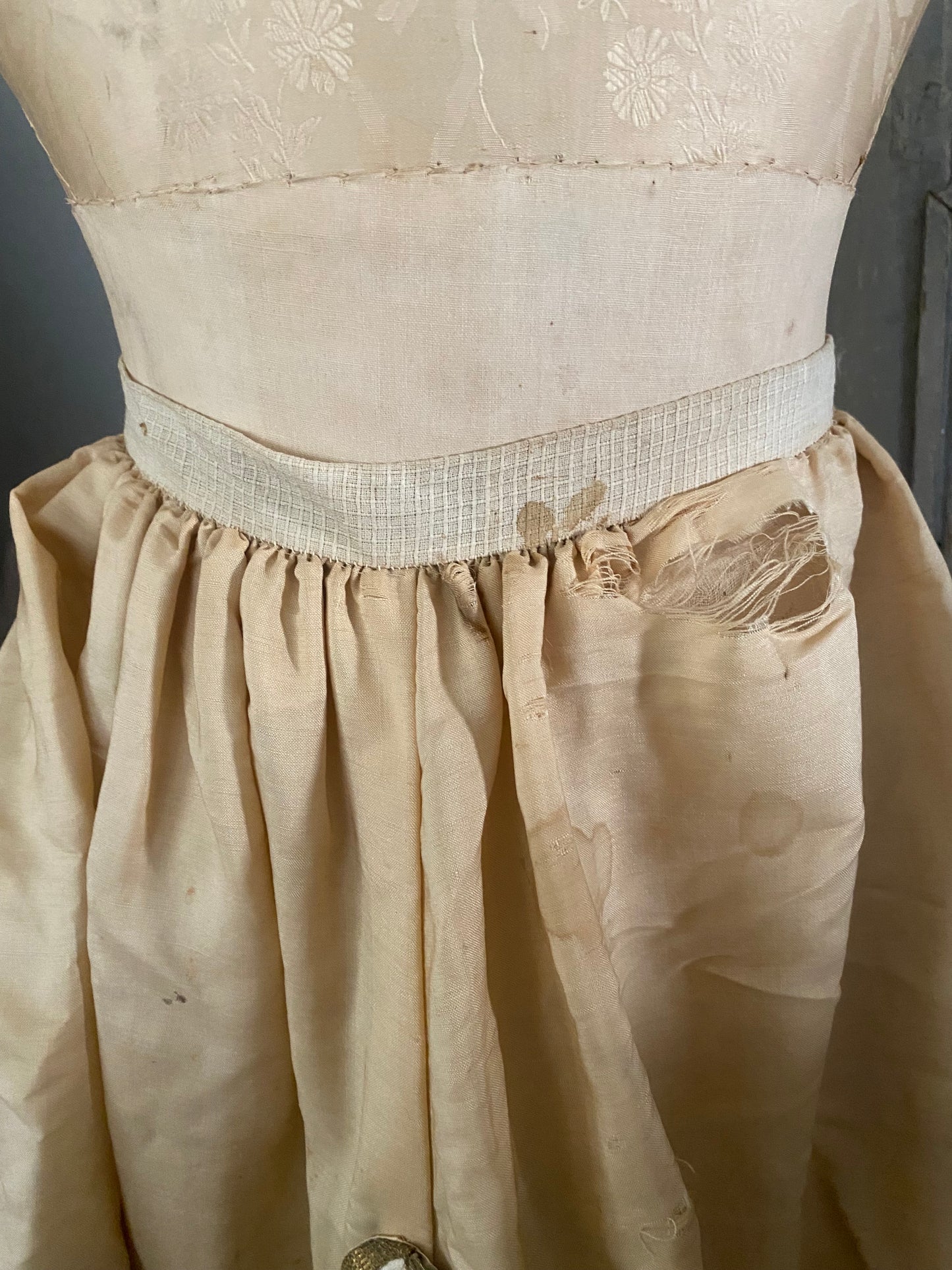 Antique Pink Blue Jester Bell Costume