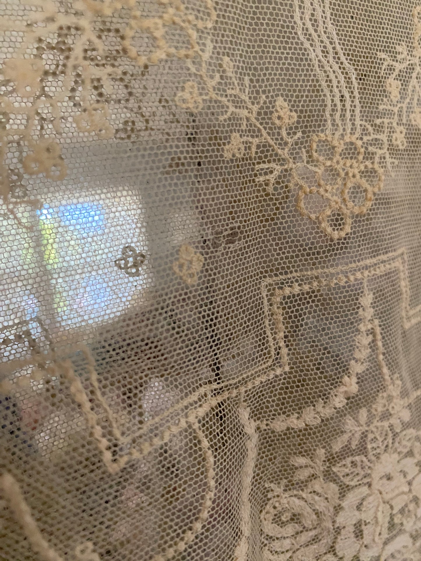 Antique Rose Lace Panel