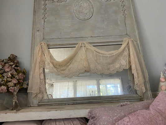 Antique Rose Lace Panel