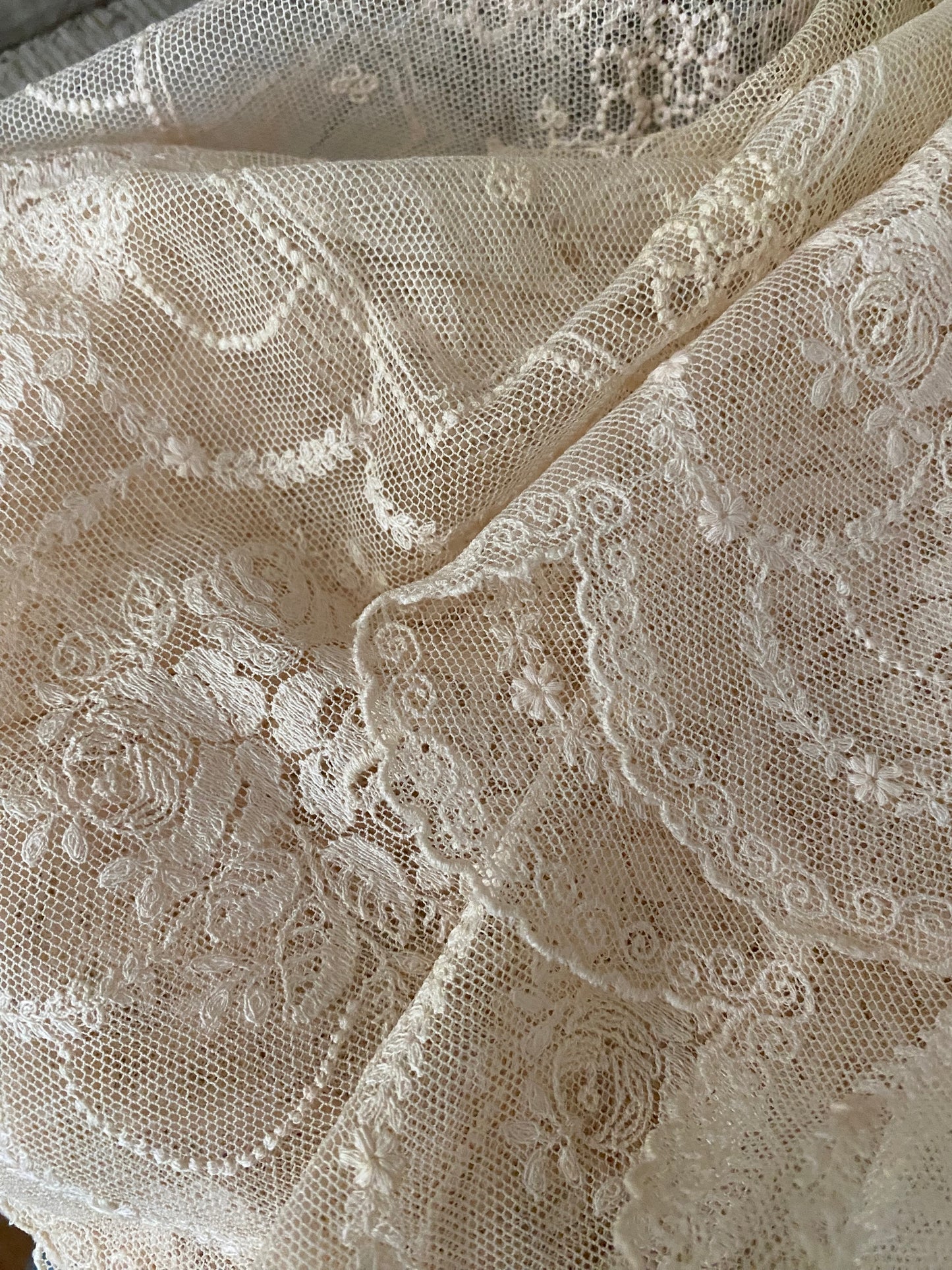 Antique Rose Lace Panel