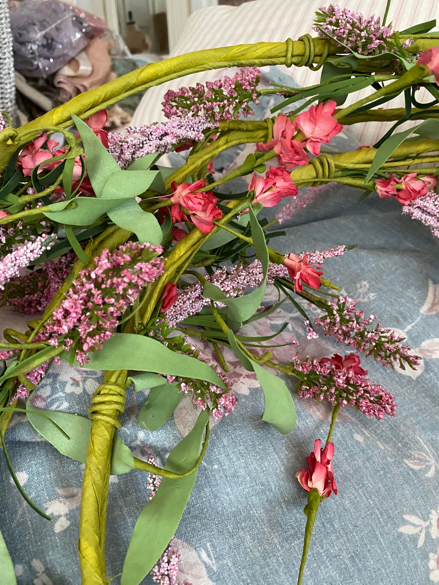 Set 3 Pink Flower Garlands