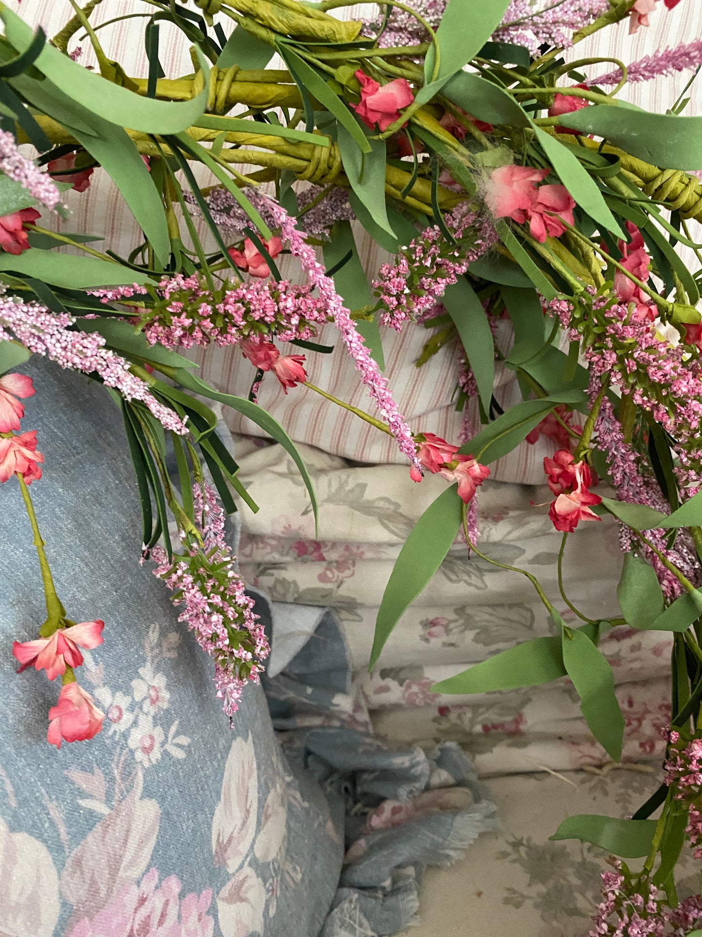 Set 3 Pink Flower Garlands